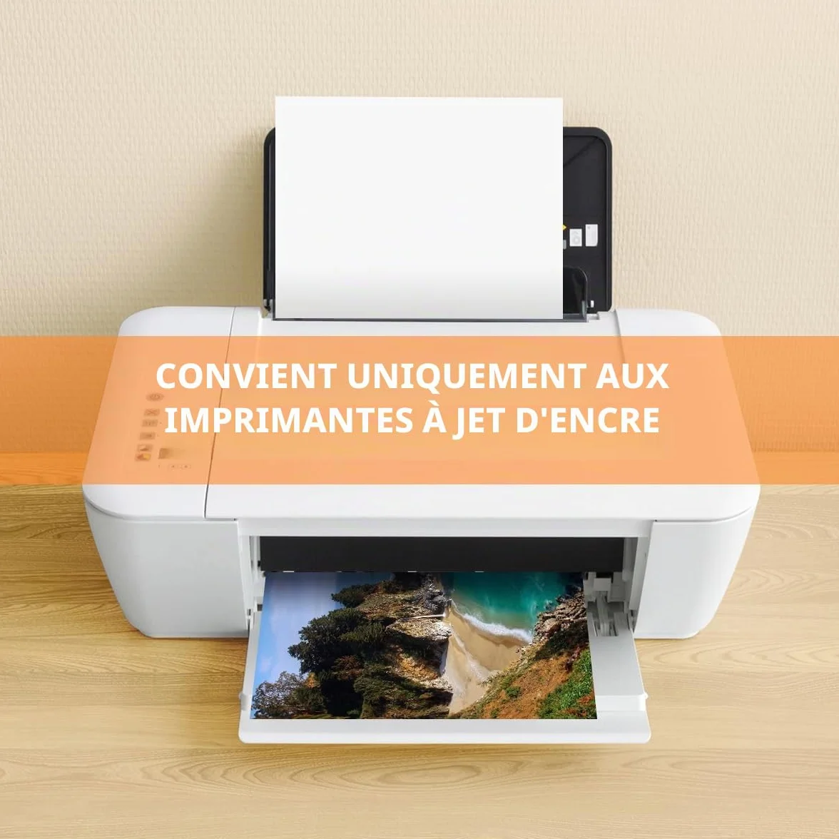 LLPT Papier Magnétique Imprimable 12 Feuilles Mat 15x21cm pour Imprimante Jet d'Encre