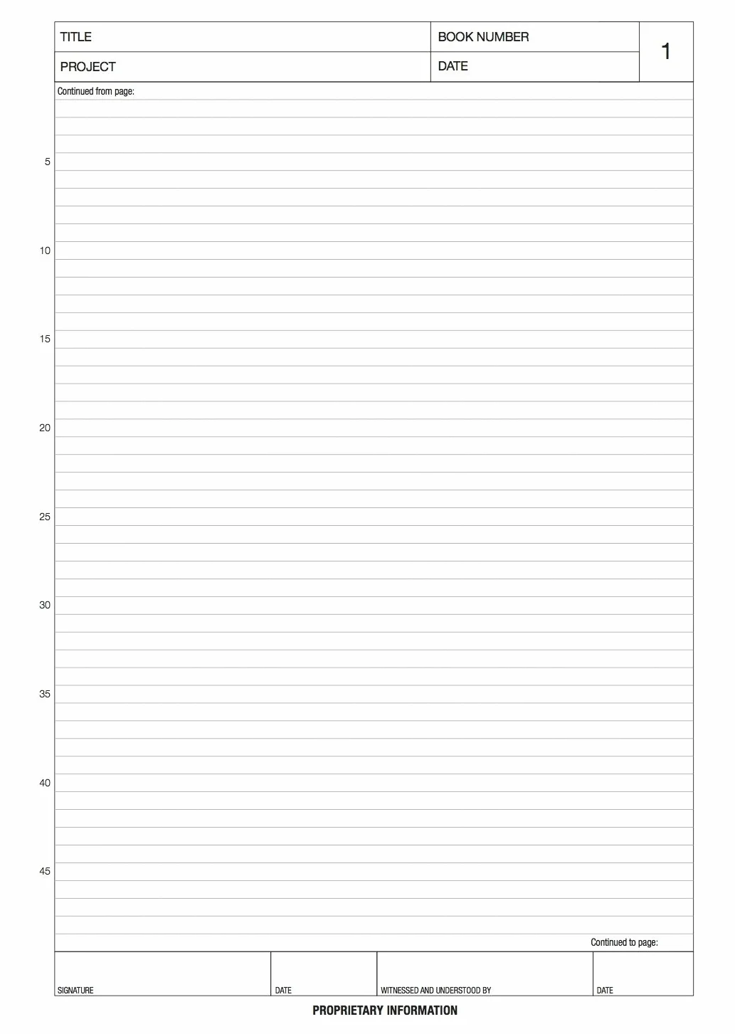 Logix Books Cahier de Laboratoire A4 Ligné 192 pages Bleu LOGIX-A4R-192-R