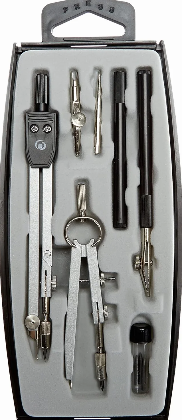 Herlitz Compas 223 / 140 mm Argent