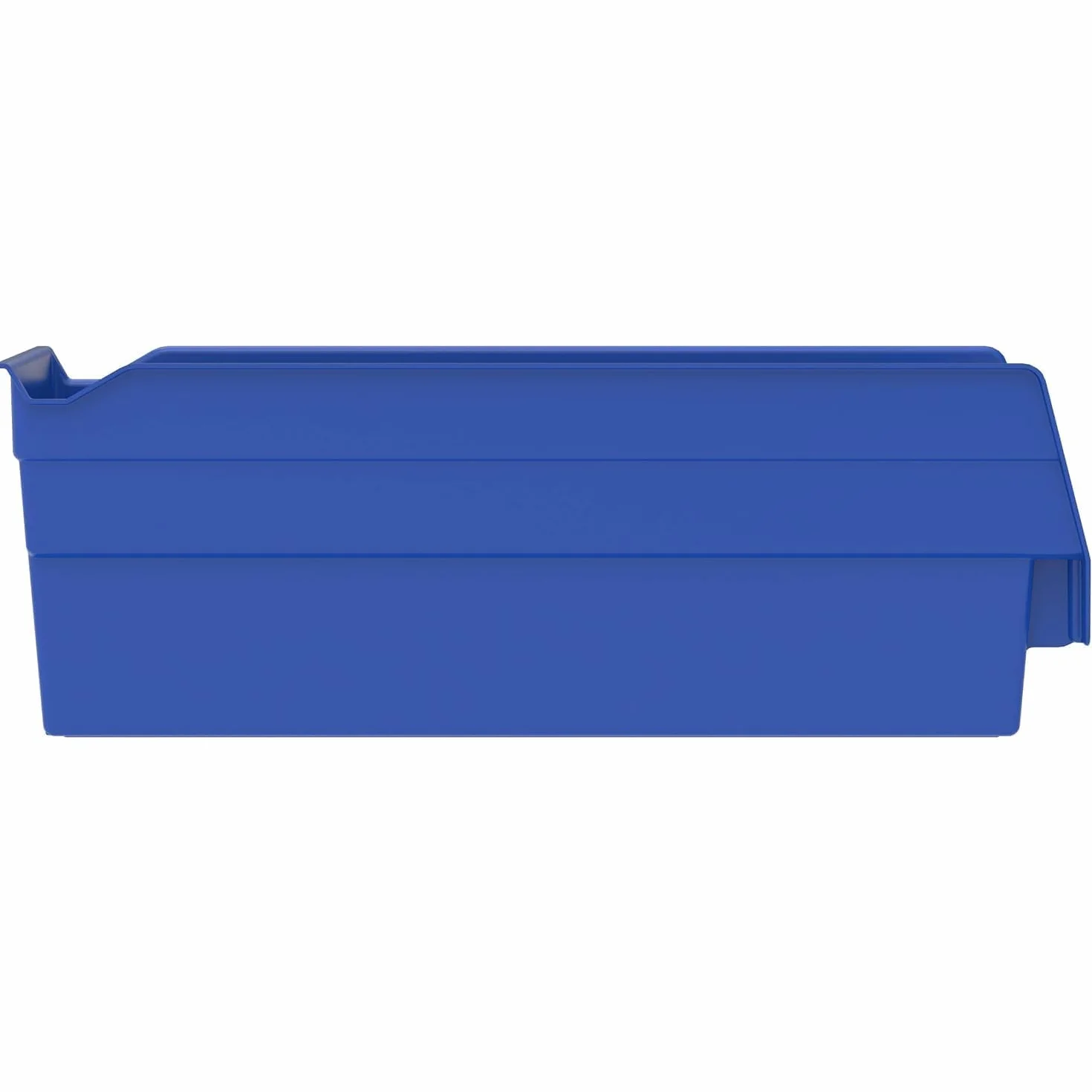Akro-Mils Étagères en plastique 30120 bacs de rangement robustes 30,48 cm x 10,16 cm x 10,16 cm bleu paquet de 24