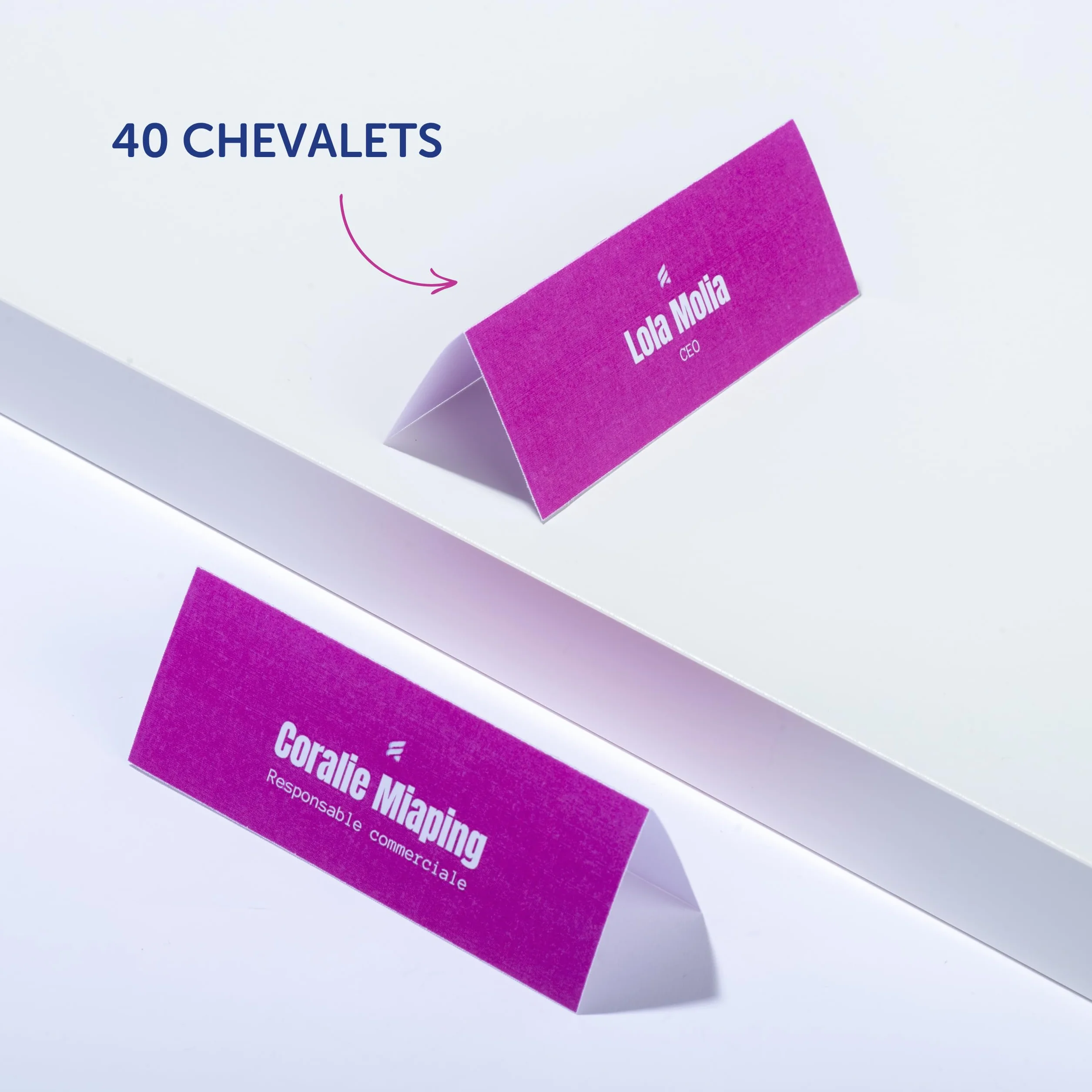 Avery 40 porte-noms imprimables micro-perforés 120 x 45 mm cartes de table personnalisables