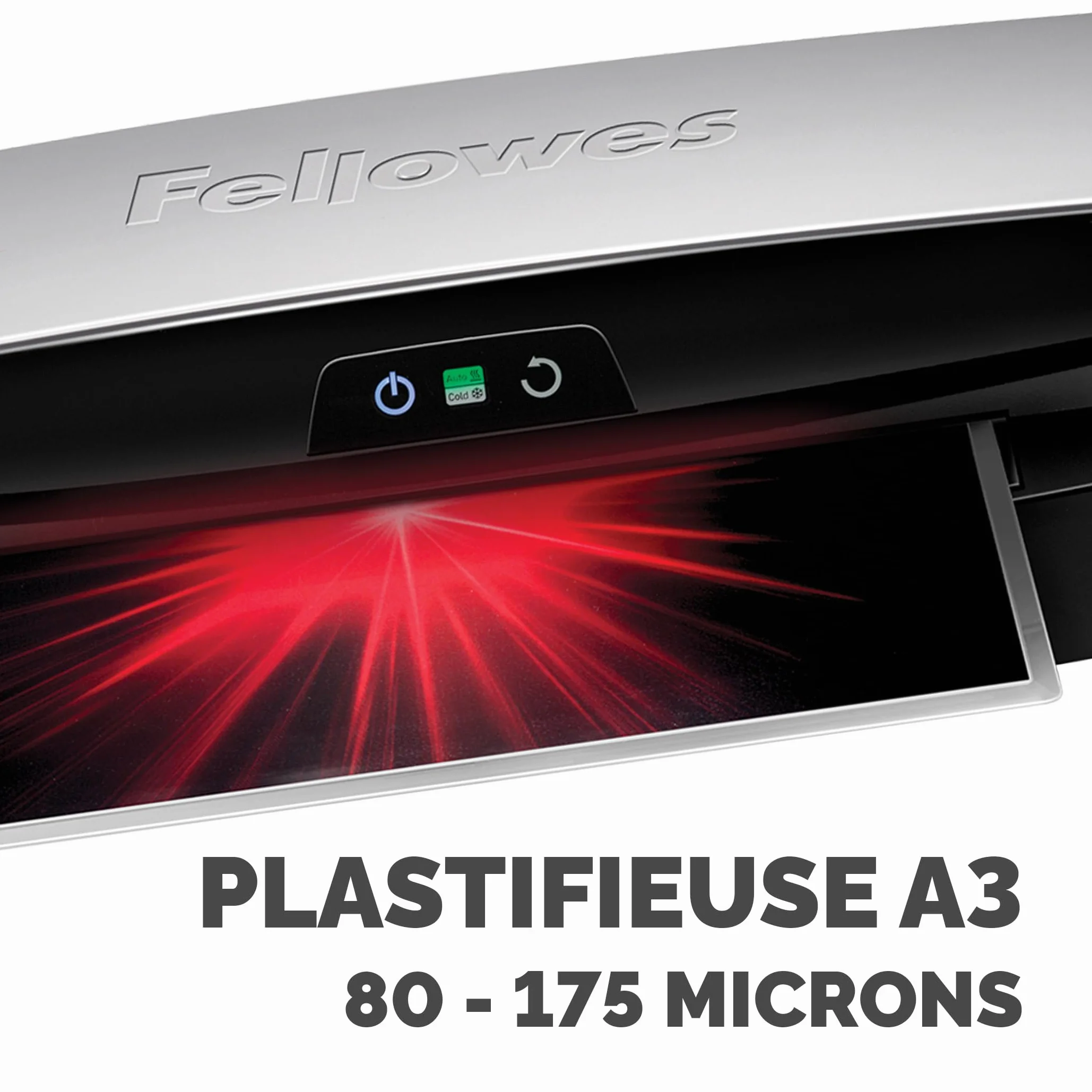 Fellowes Plastifieuse Neptune 3 A3 175 Microns Anti-Bourrage Auto-Sense InstaHeat