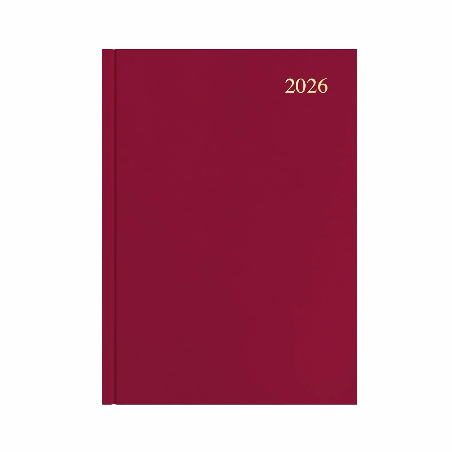 Collins Agenda semainier 2026 12 mois couverture rigide marron