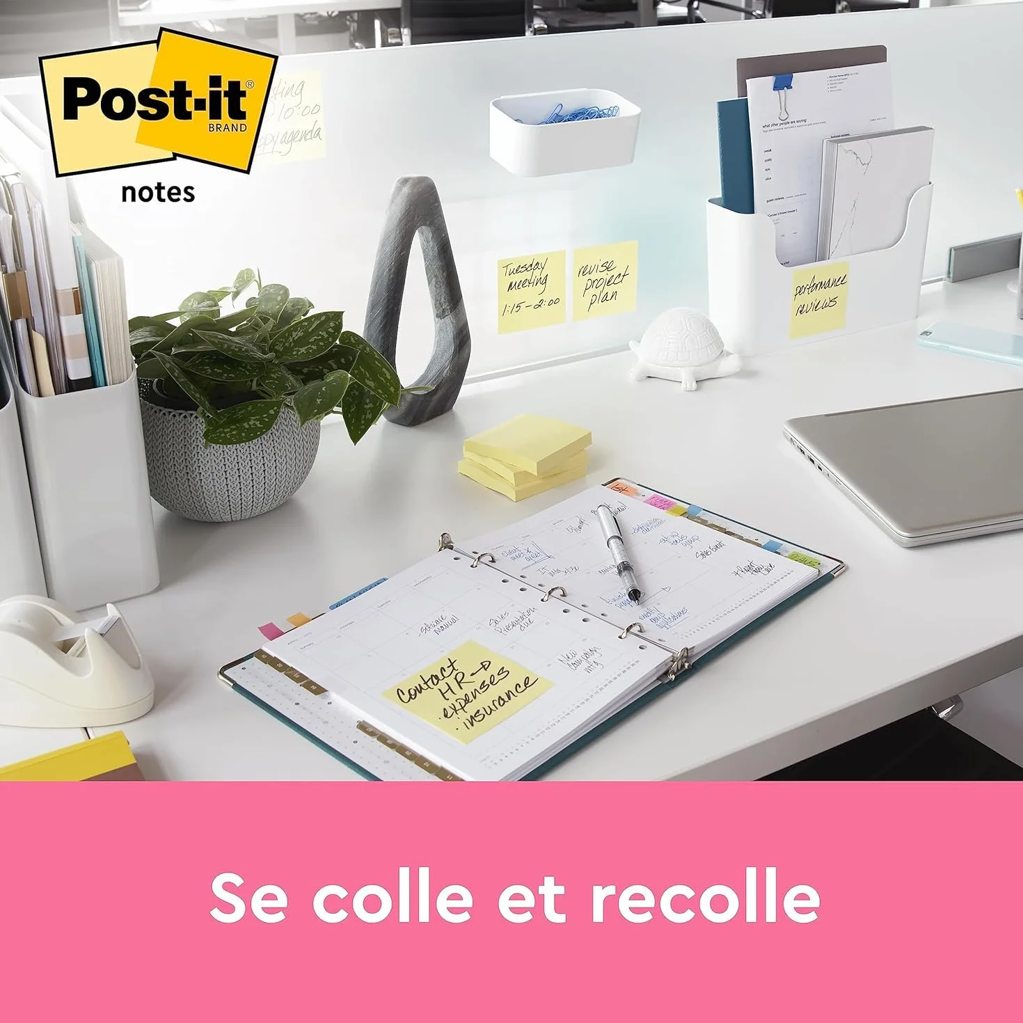 Post-it Notes Autocollantes Jaune Canari 450 Feuilles 76 mm x 76 mm