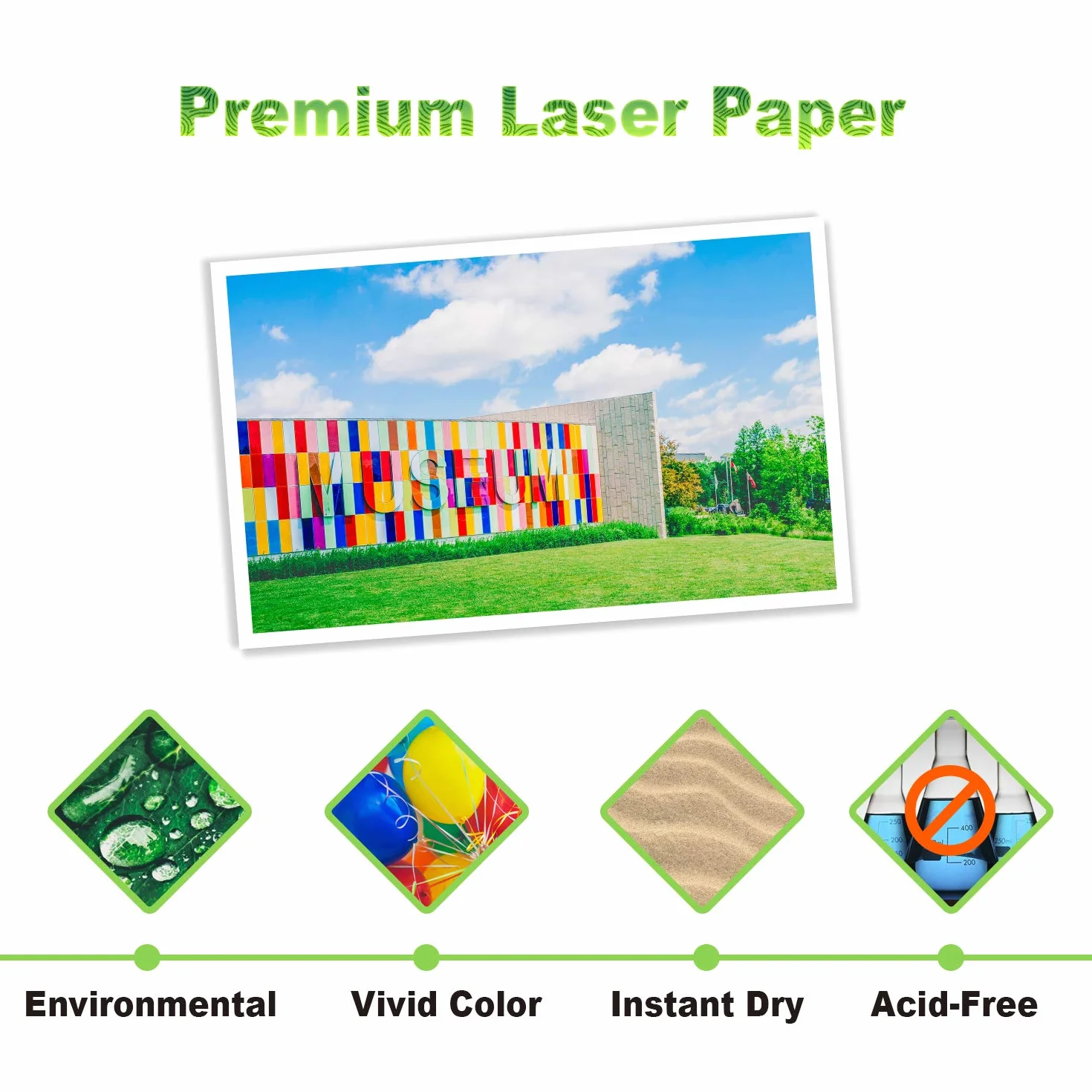 KOALA Papier Photo Double Face Mat A4 250 g/m² 100 feuilles pour imprimante LASER
