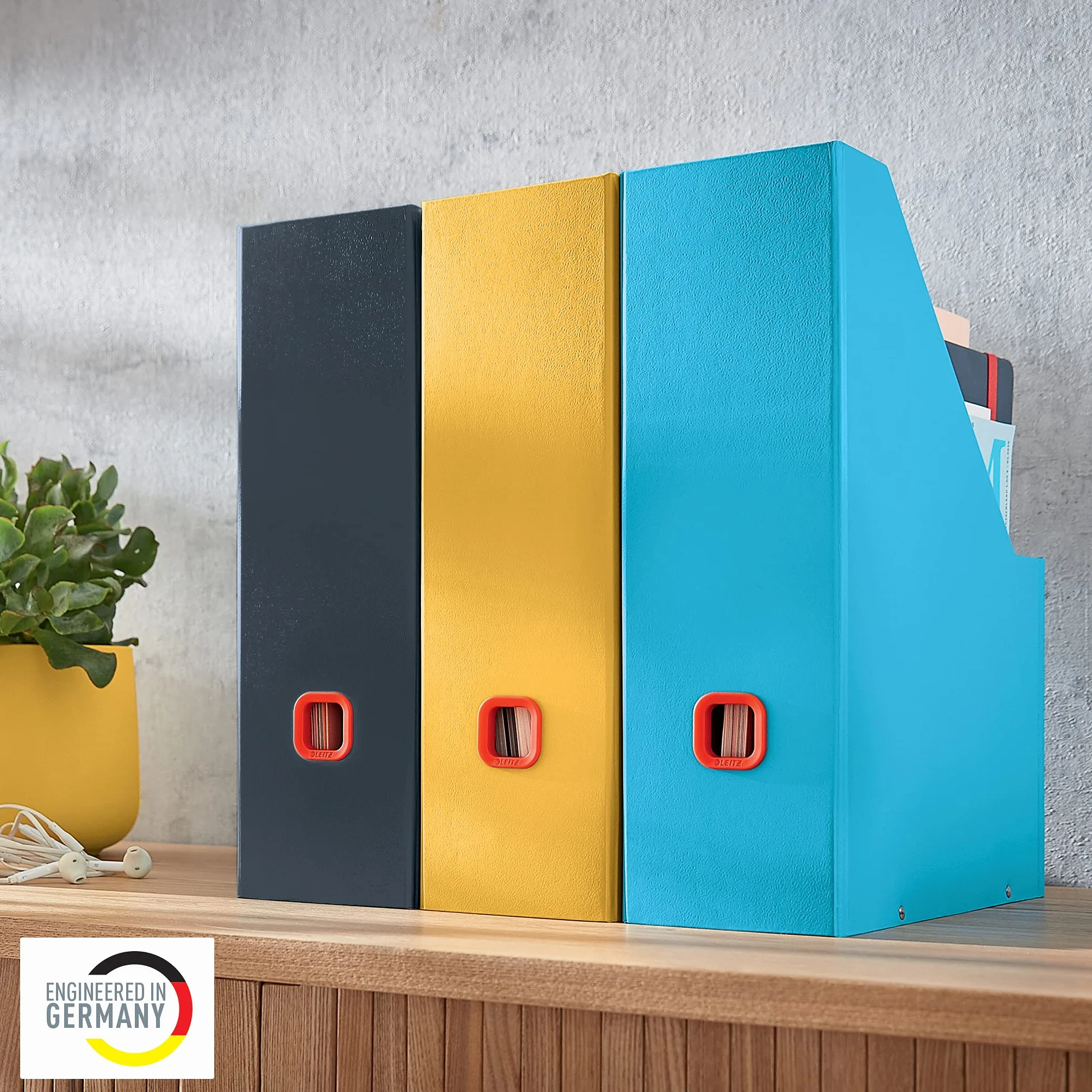 Leitz Click & Store Porte-Magazines A4 Carton Jaune