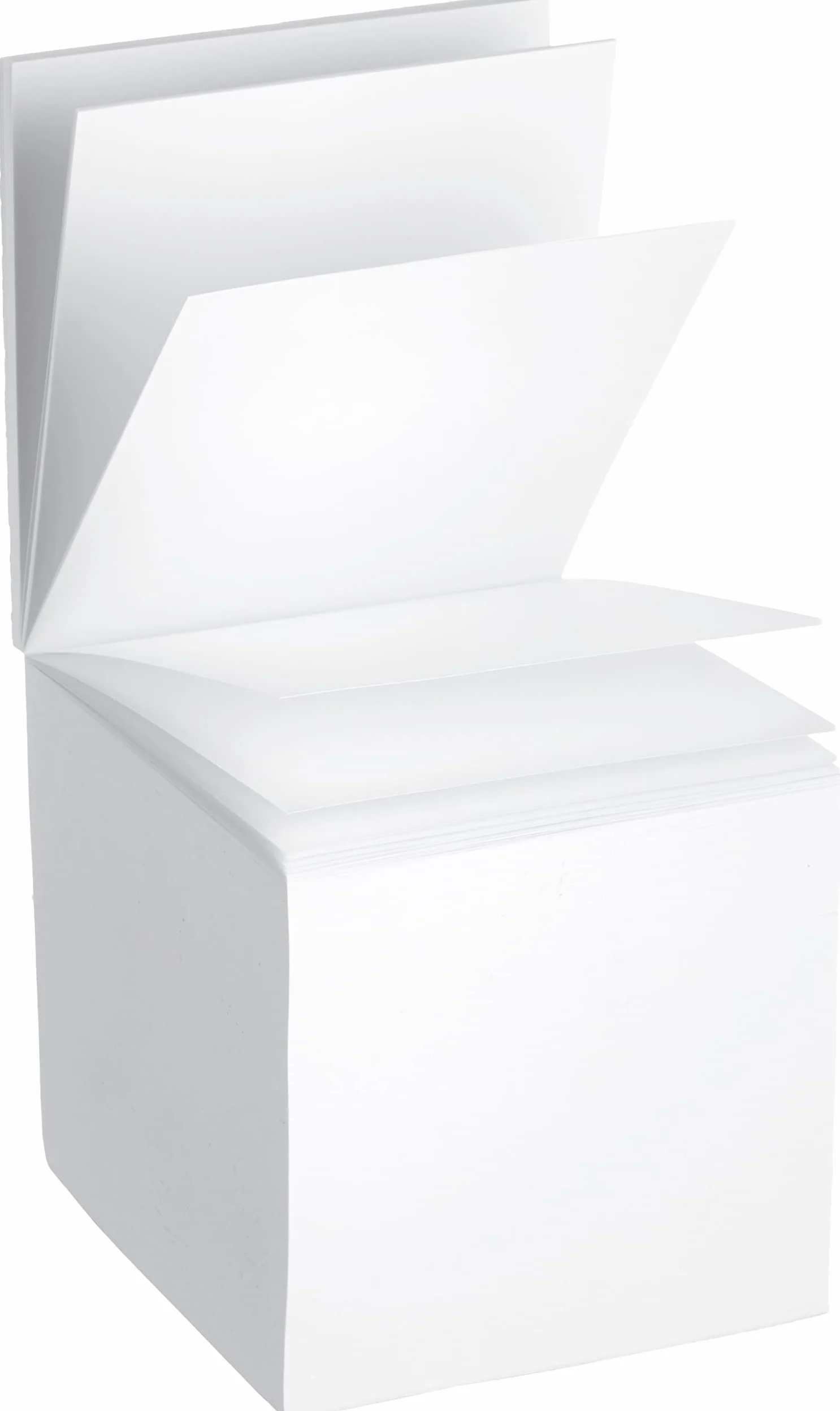 Herlitz Bloc-notes 900 feuilles 9 x 9 cm blanc encollé
