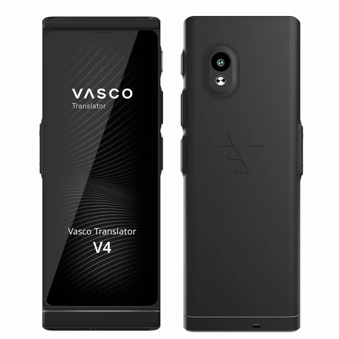 Traducteur vocal instantané Vasco V4 108 langues Internet gratuit à vie 200 pays Black Onyx