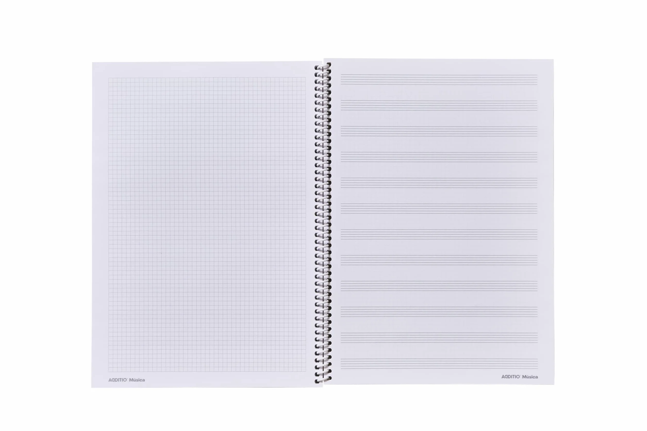 ADDITIO Cahiers de musique APPUNTO A4 12 portées 9 mm 40 pages Spirale Bleu