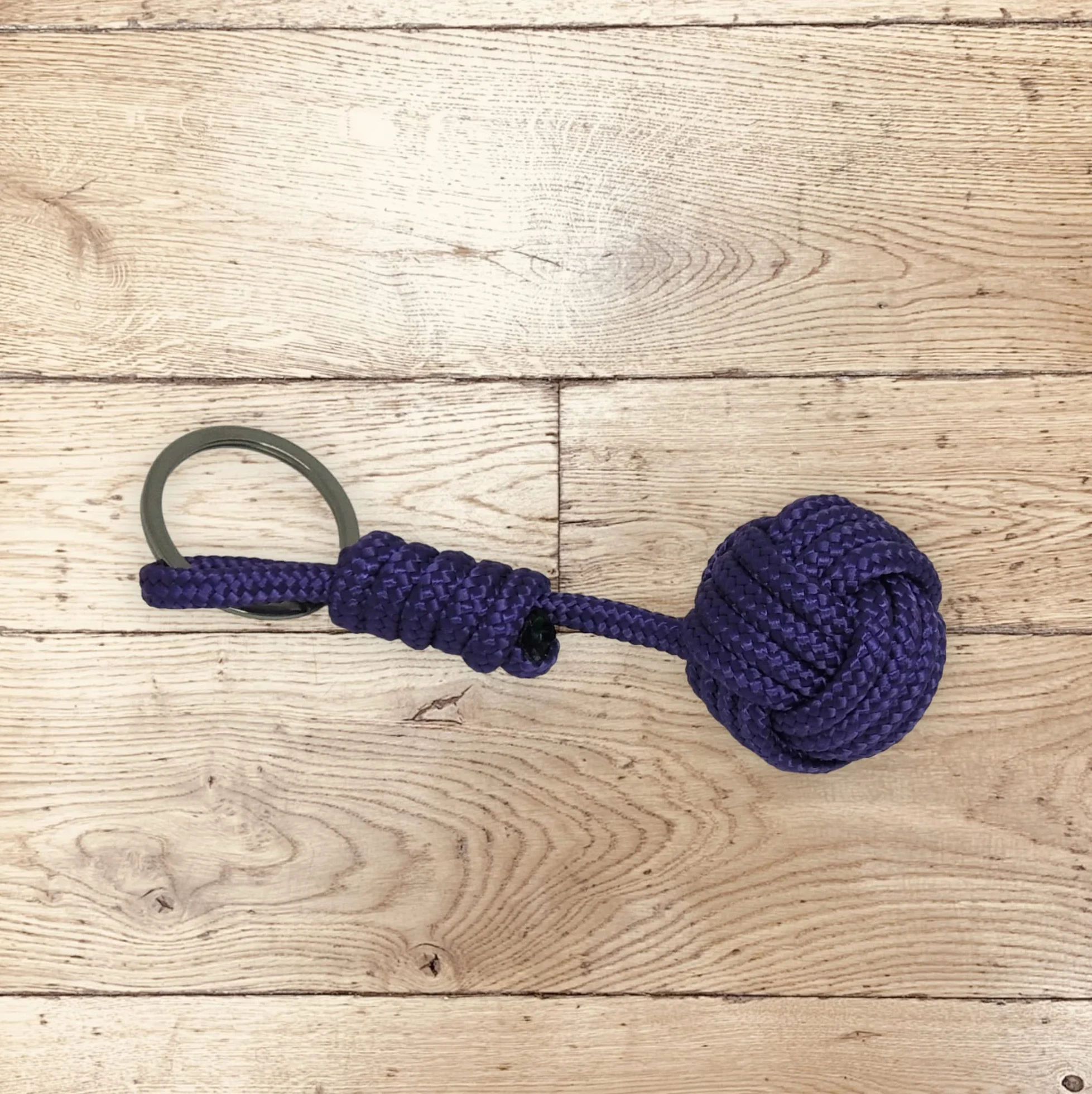 Porte-clés Pomme de Touline violet
