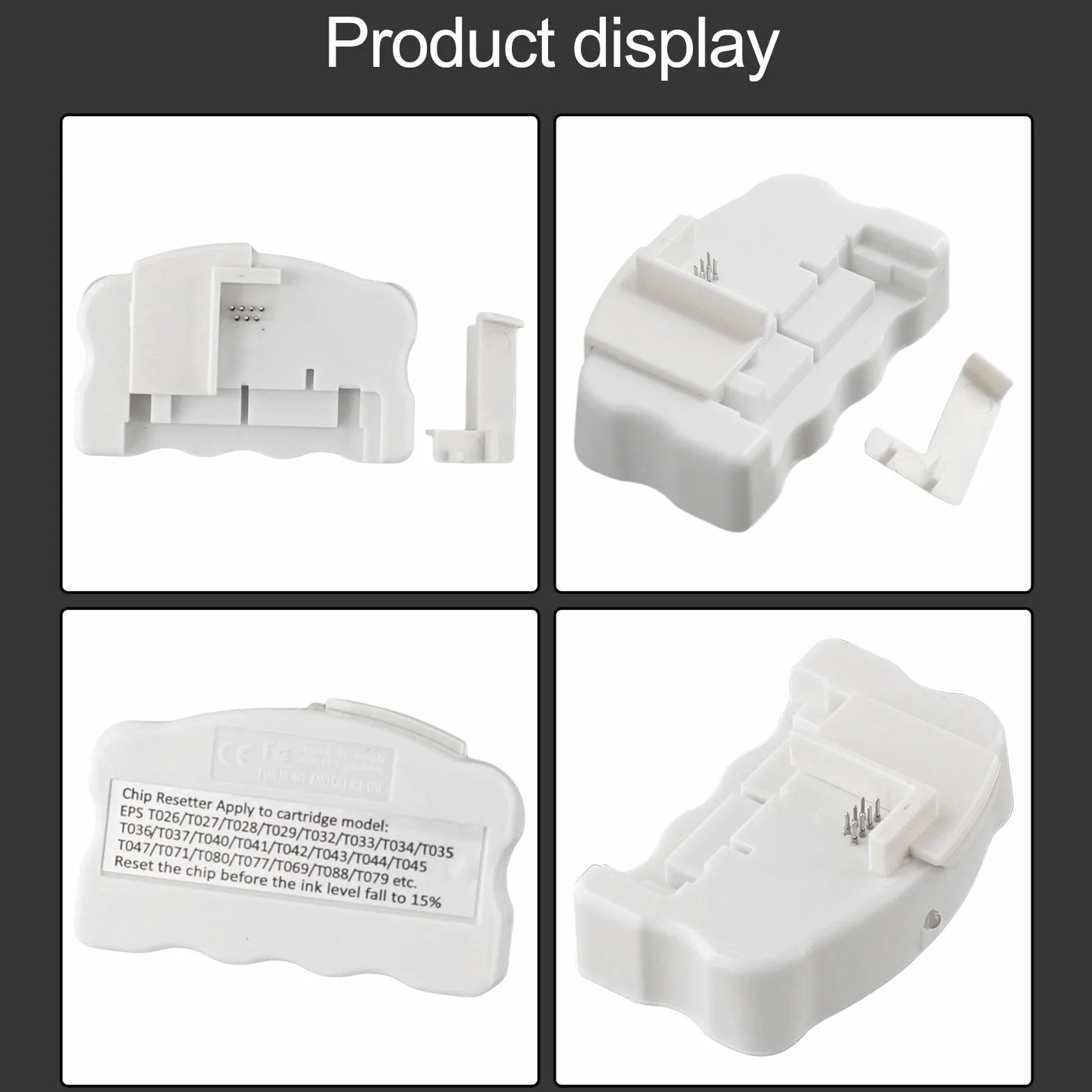 Réinitialisateur de puce 7 broches pour cartouches d'encre Epson Stylus Photo T071-T088 R210 R230 R310 R350 RX510