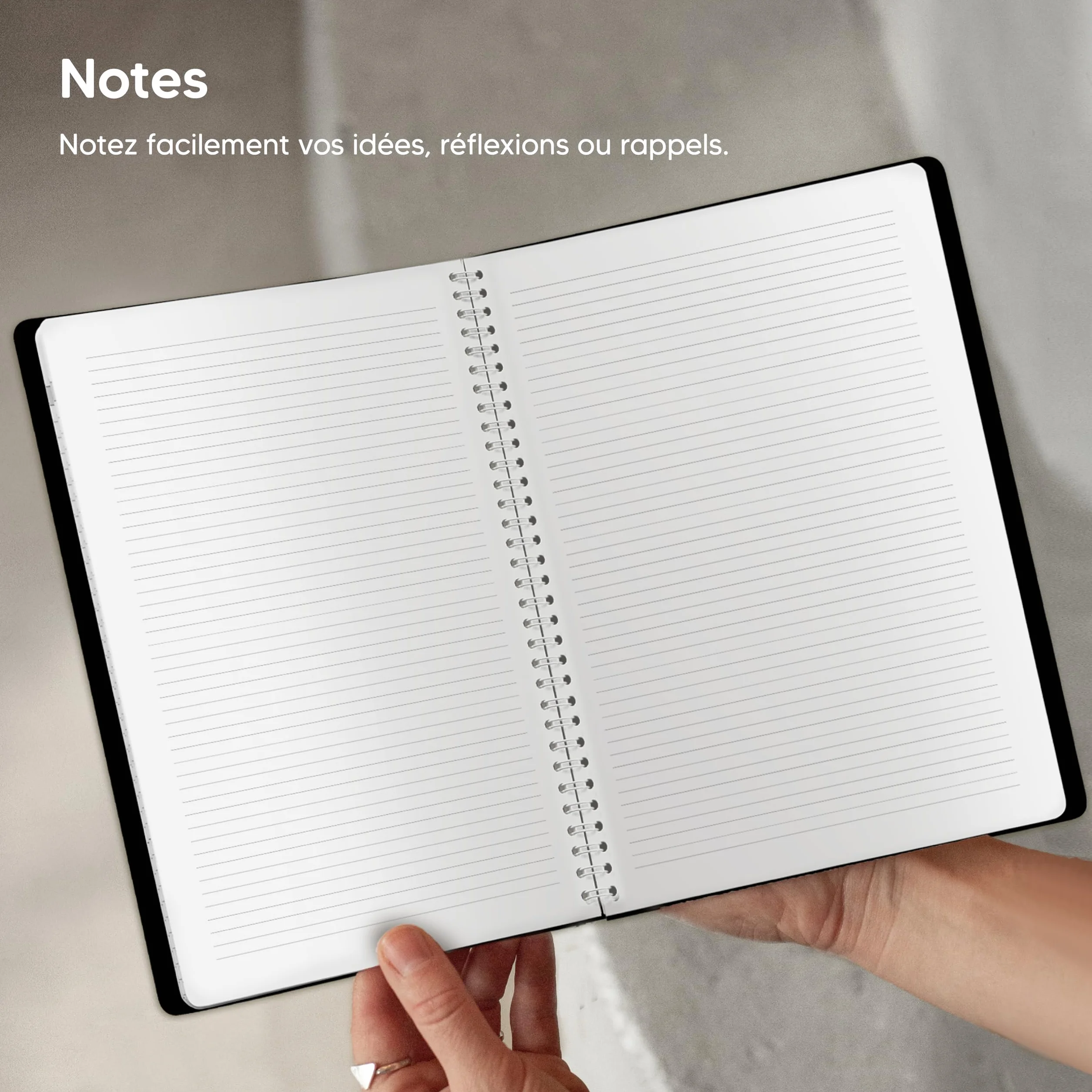 Smart Panda Agenda 2026 A4 Semainier Couverture Souple Intervalles 30 Minutes Planner Notes Français