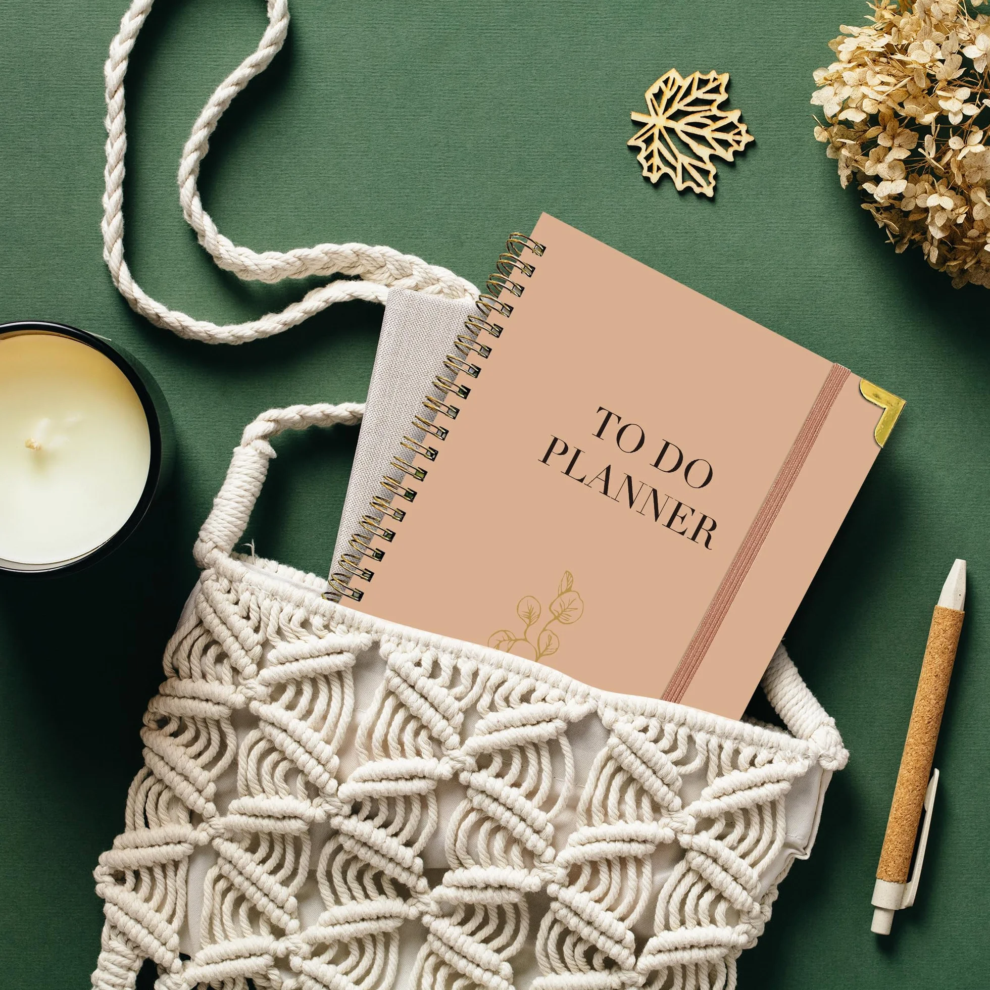 BIROYAL Agenda Journalier Non Daté A5, To Do List Bloc Note, Daily Planner 60 Pages (120 Feuillets), Planificateur