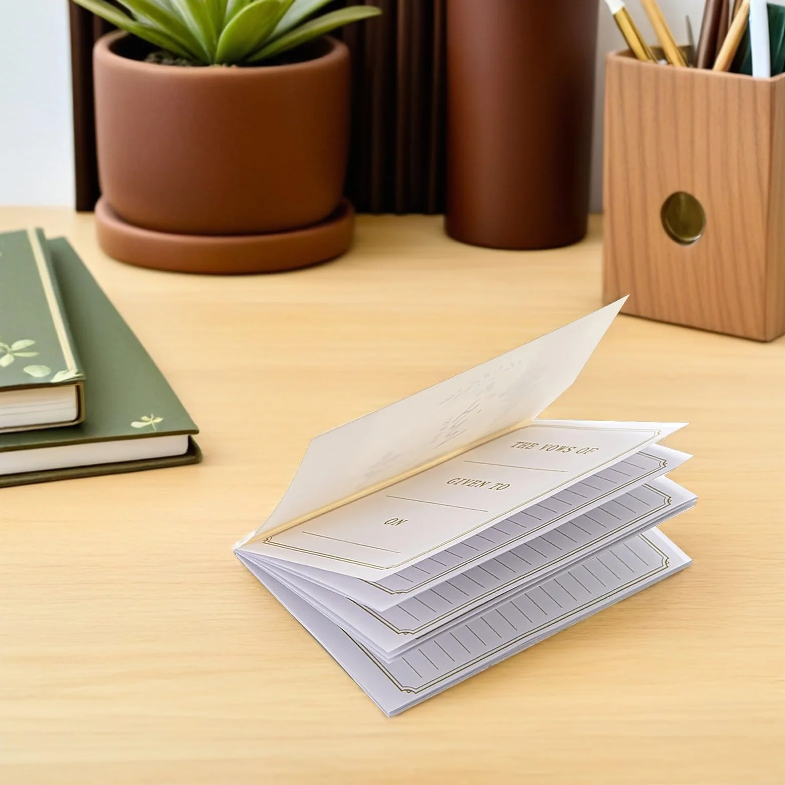 Livres de Vœux Mariage Lot de 2 Carnets Papier pour Couples et Invités