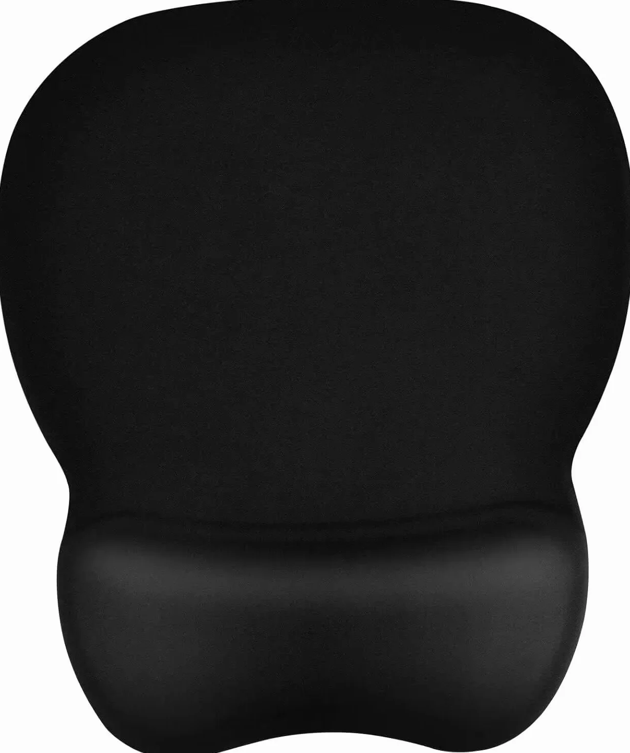 EooCoo Tapis de Souris Gaming avec Repose-Poignet Ergonomique, Surface Lisse, Base Antidérapante, Noir