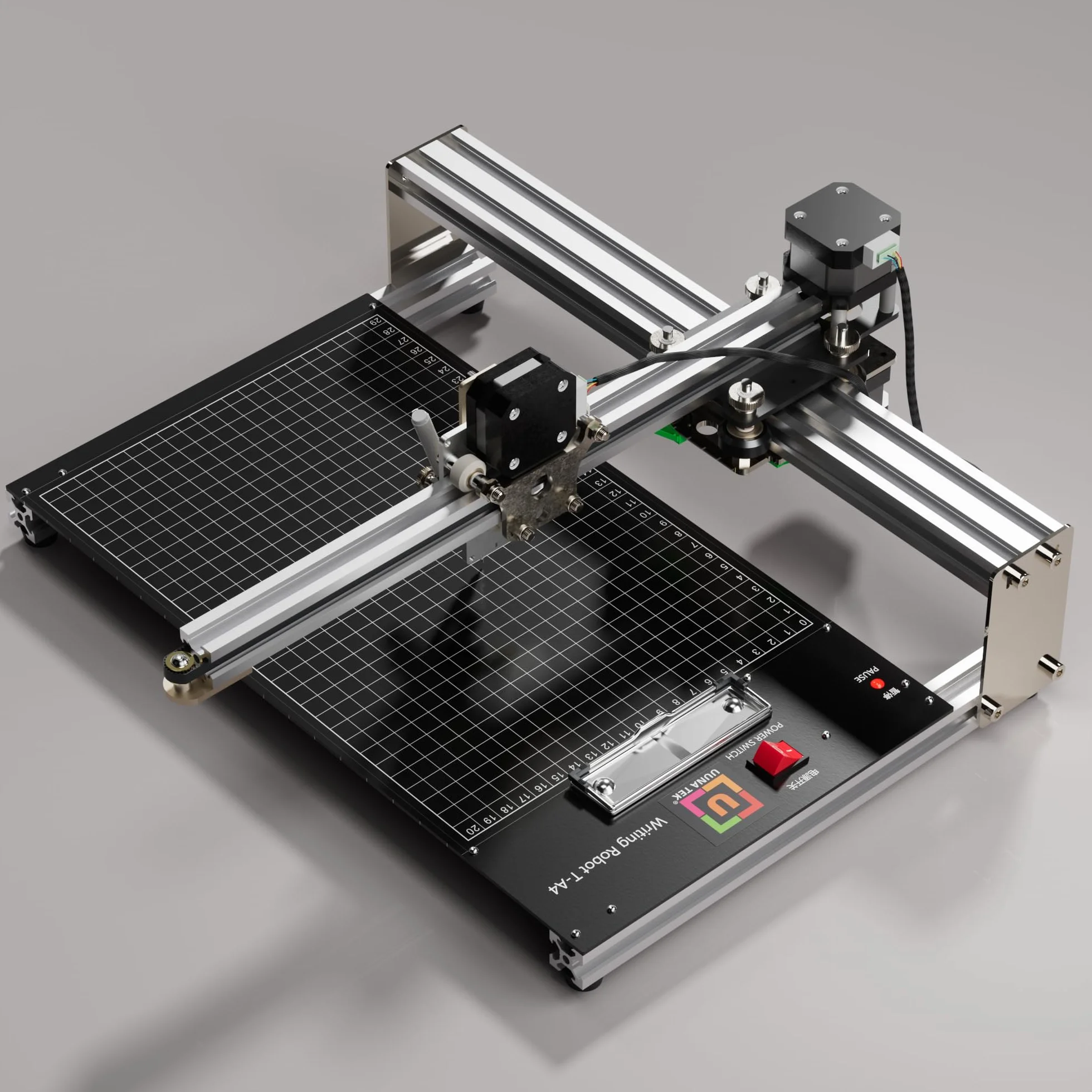 UUNATEK iDraw 2.0 T-Structure XY Traceur Machine à dessin Brobot d'écriture manuscrite A4 3x42 moteurs pas à pas