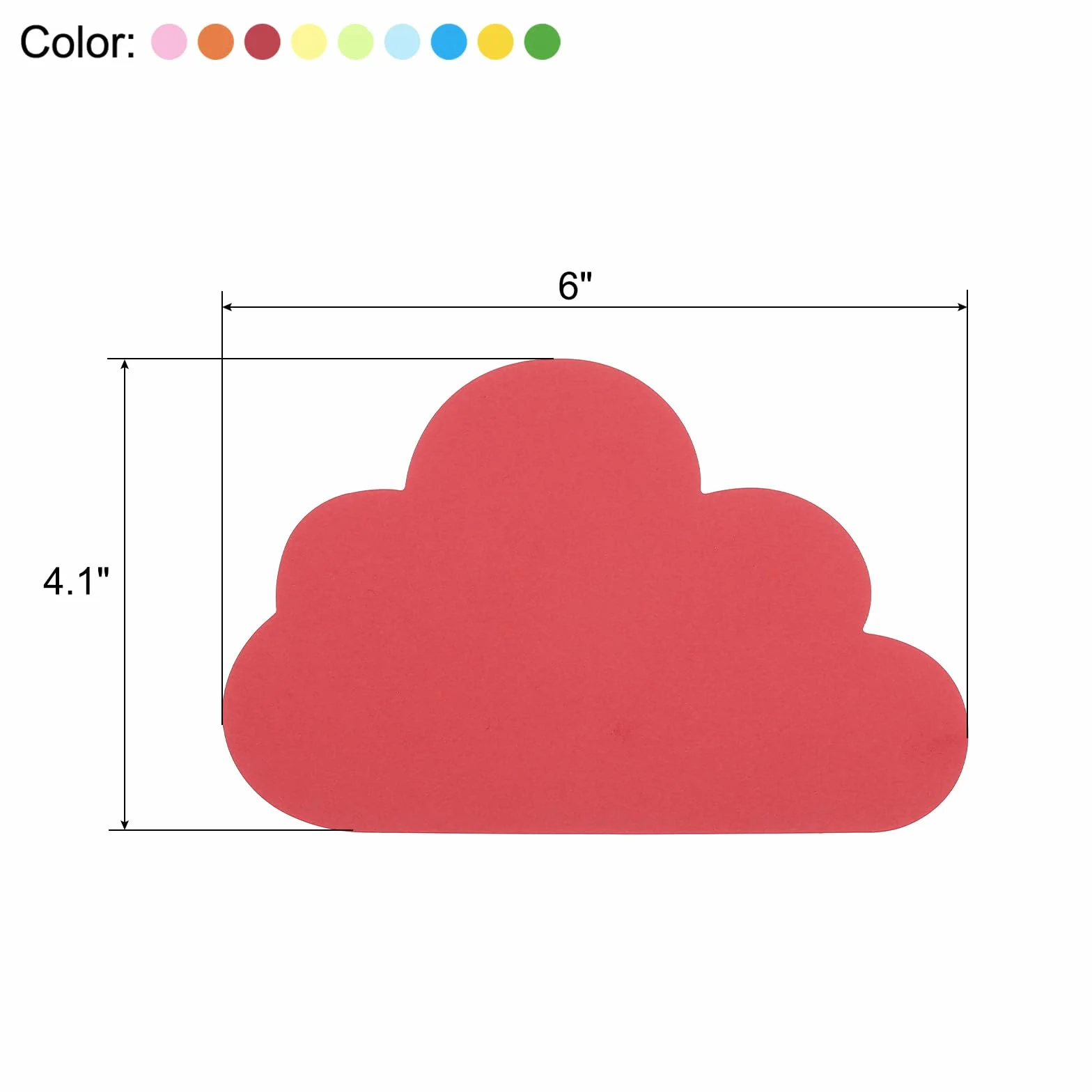 PATIKIL Nuages Découpés, Lot de 72 Nuages en Papier pour Décoration de Classe et Artisanat DIY