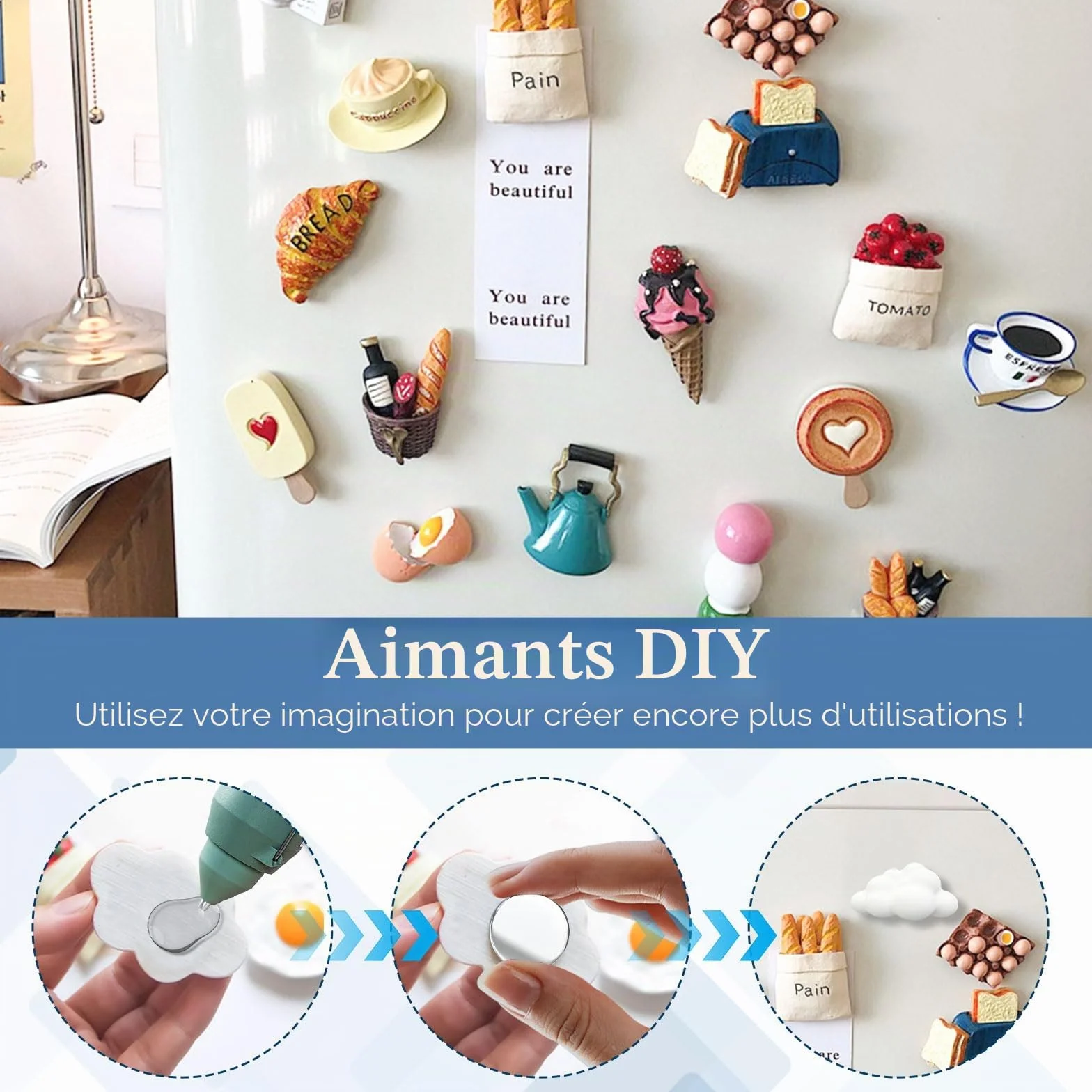 Aimants Néodyme Puissants 5×2 mm Lot de 100 pour Réfrigérateur Tableau