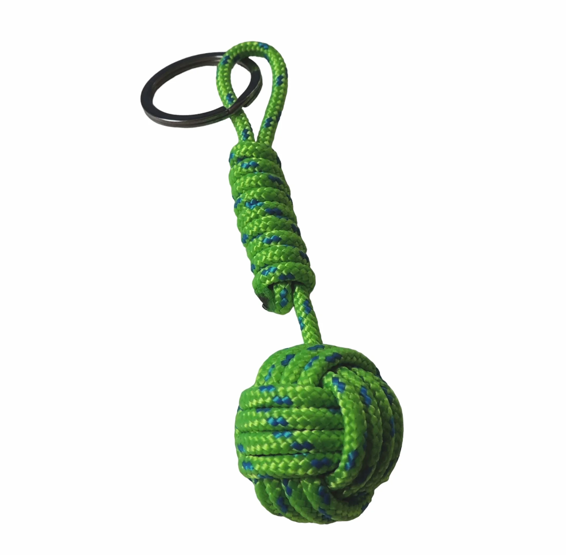 Porte-clés Pomme de Touline vert et bleu