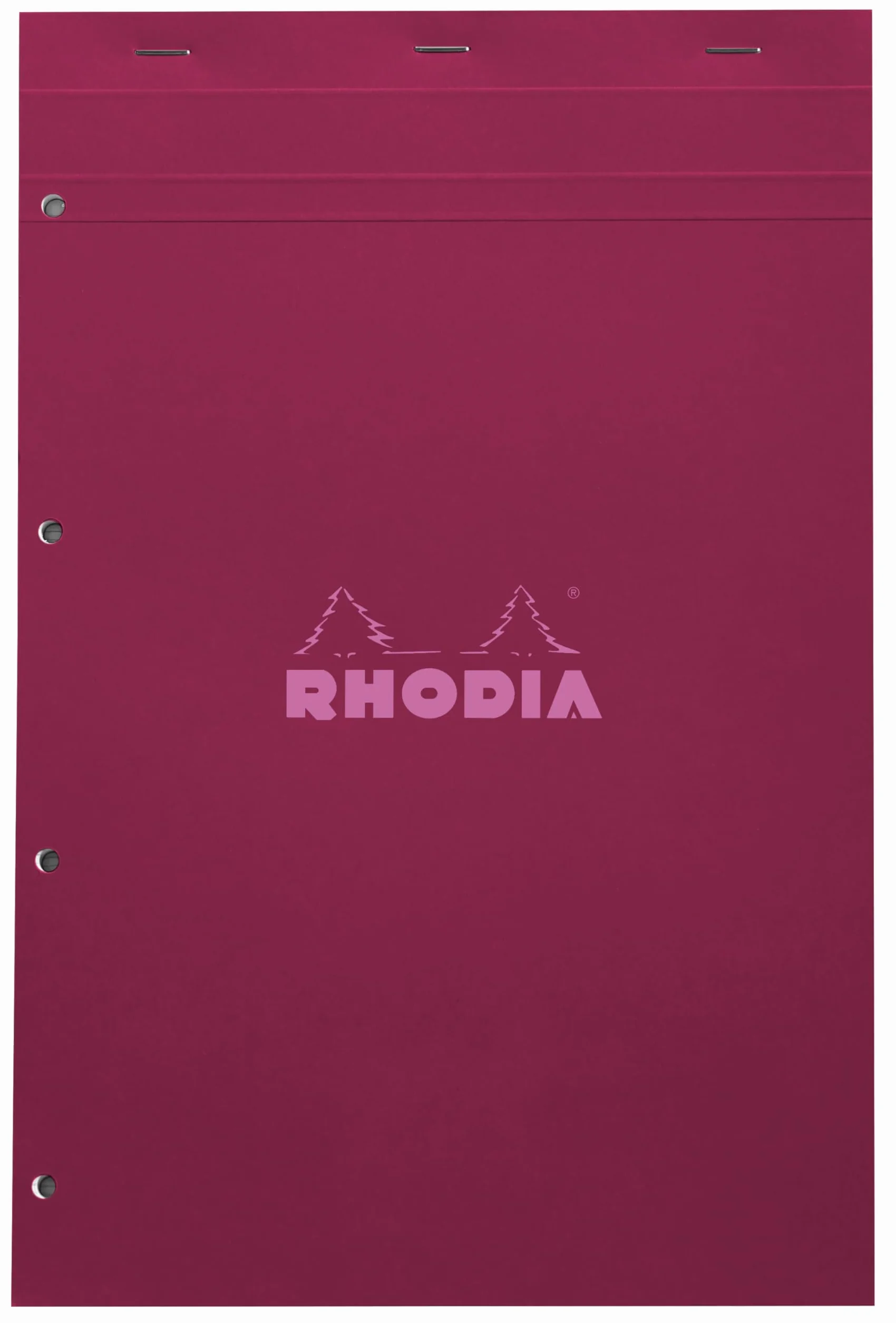Rhodia bloc agrafé COULEURS N°20 A4+ 21x31,8 cm Grands Carreaux Seyès 80 F Détach Papier Clairefontaine 80g/m²
