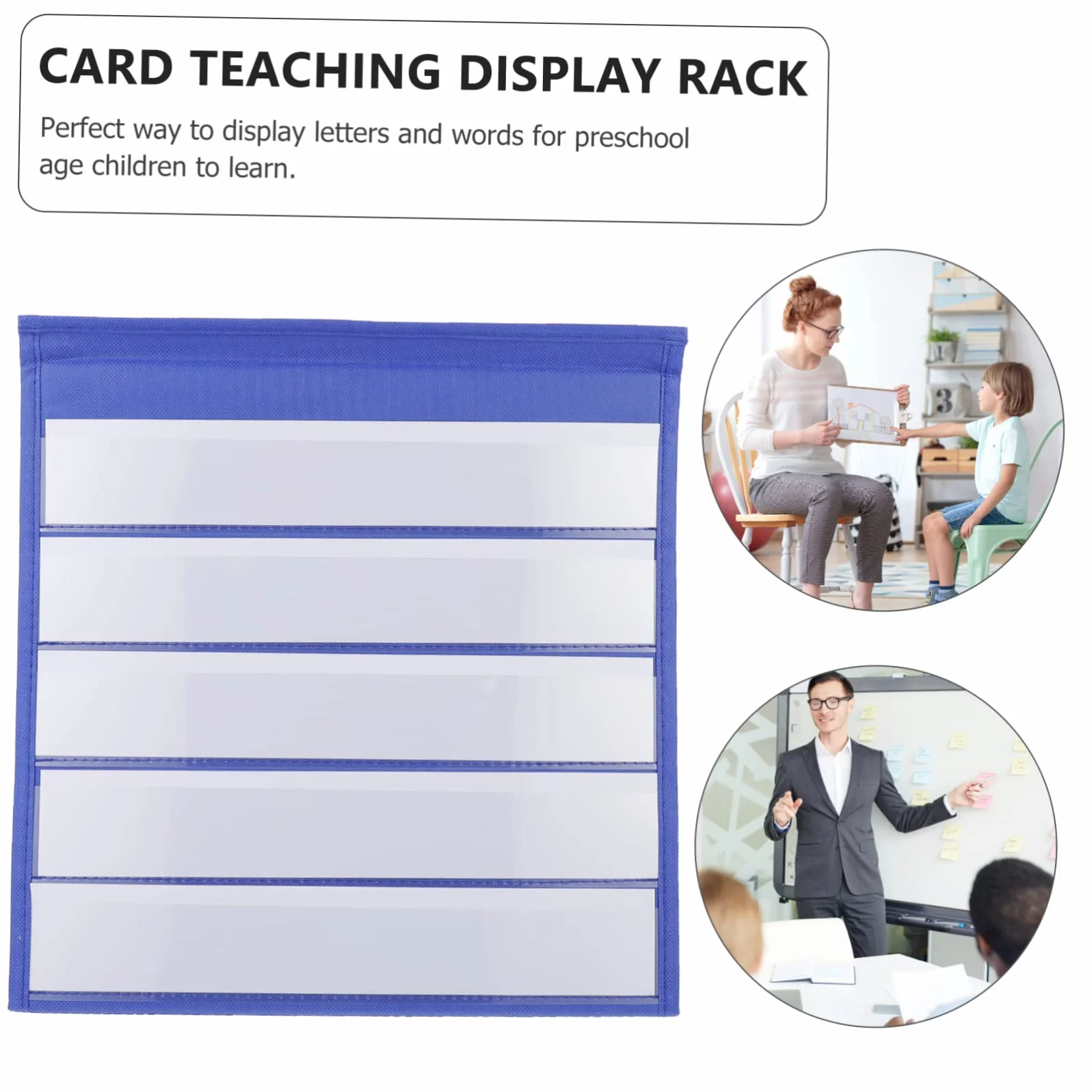 Operitacx 4 Pièces Support Carte Tableau à Poche pour Bureau