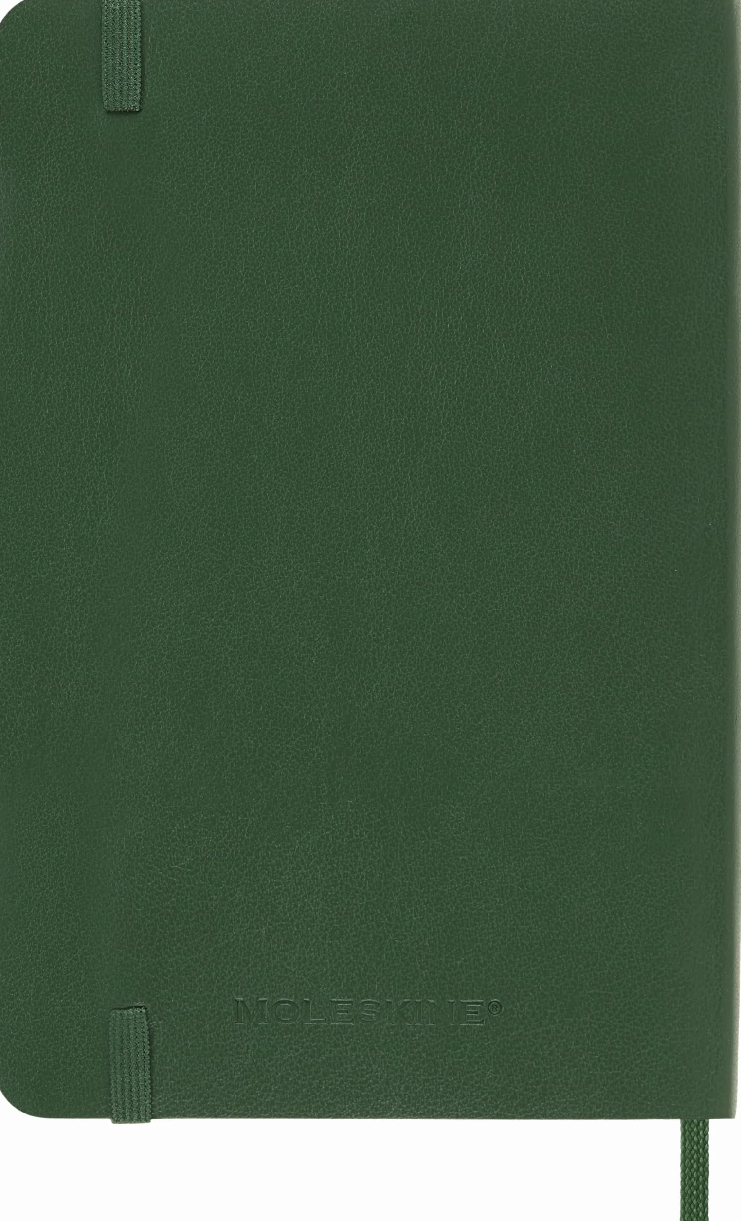 Moleskine Agenda Quotidien Journalier 2026 12 Mois Couverture Souple Fermeture Élastique Format Pocket 9x14 Vert