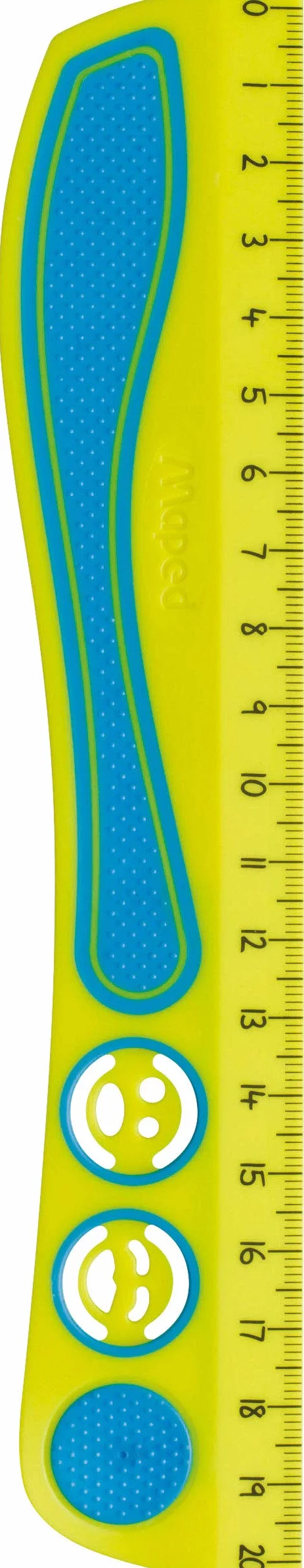 MAPED Règle plate Kidy Grip Plastique 20 cm