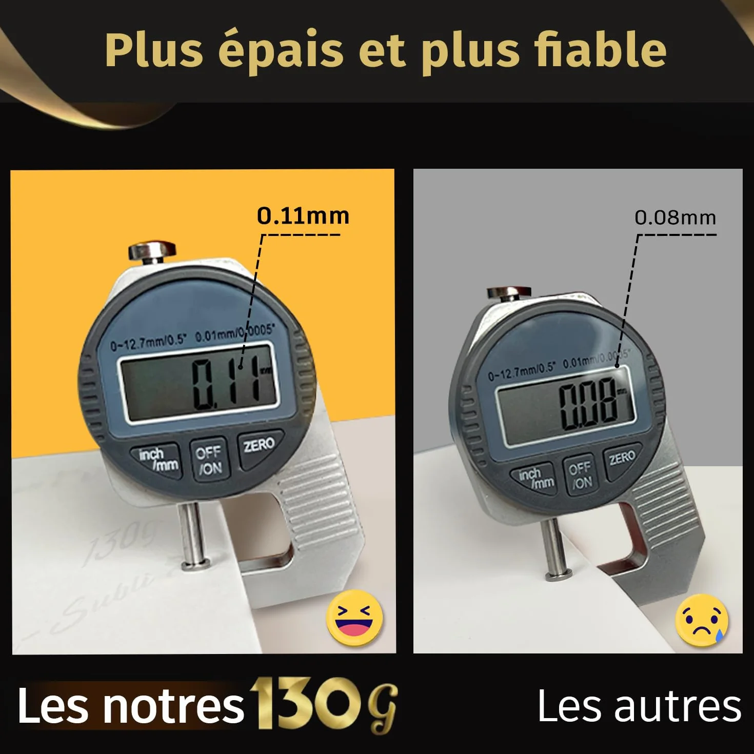 TransOurDream VIVID Papier Sublimation 130g 21.6x27.9cm 100 Feuilles Séchage Rapide