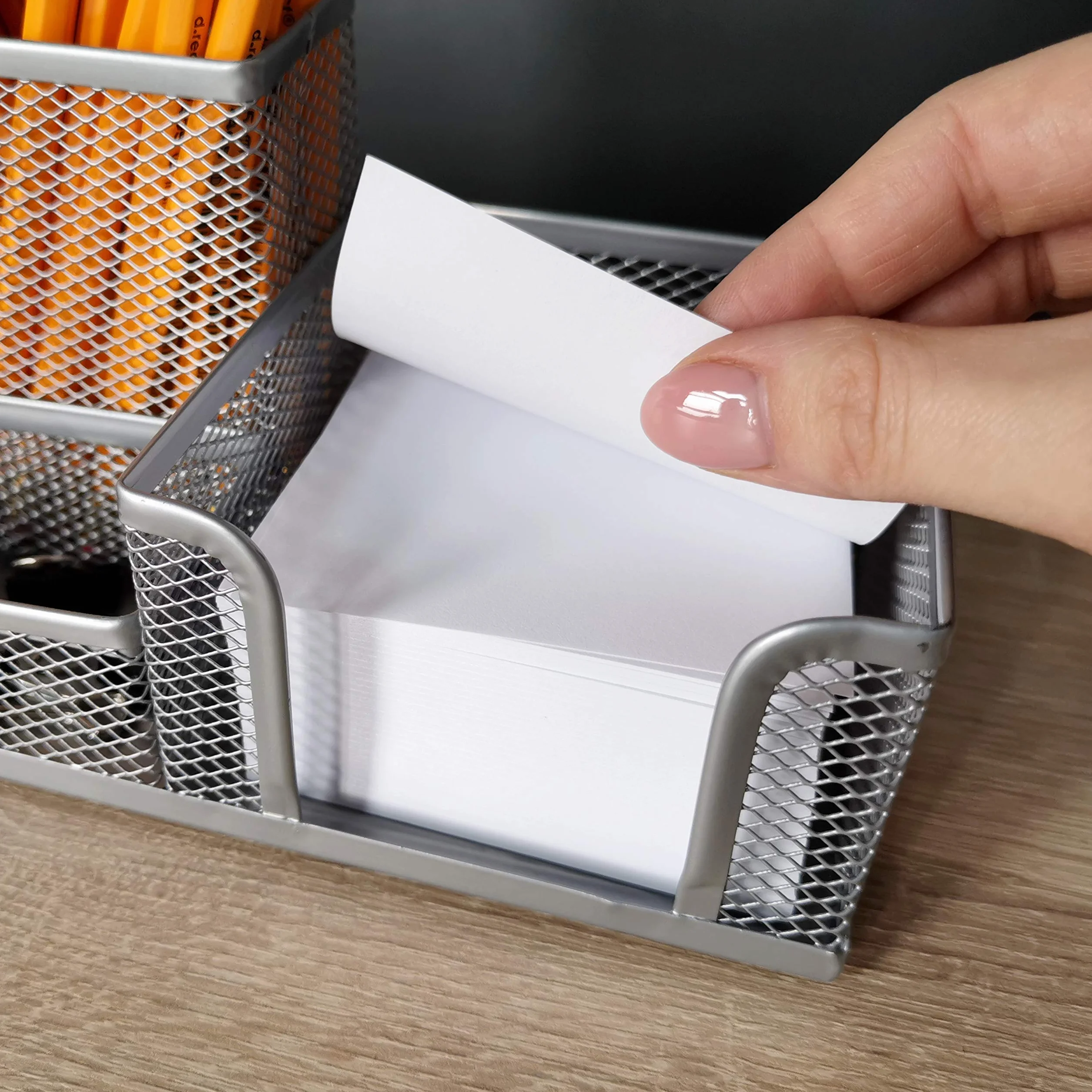 Bloc-notes 350 feuilles 85 x 85 x 40 mm Blanc D.RECT Insert de Remplacement