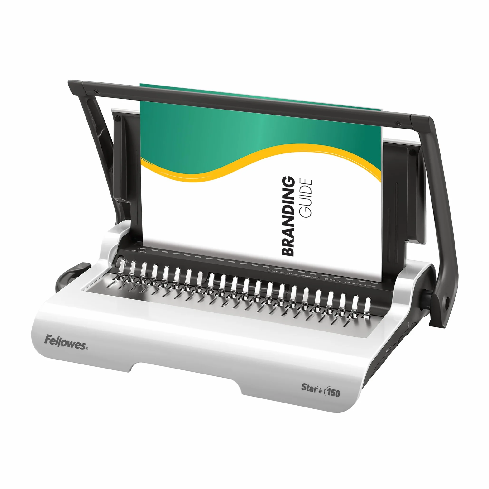 Fellowes Star+ Machine à relier A4 15 feuilles 150 feuilles anneaux plastique