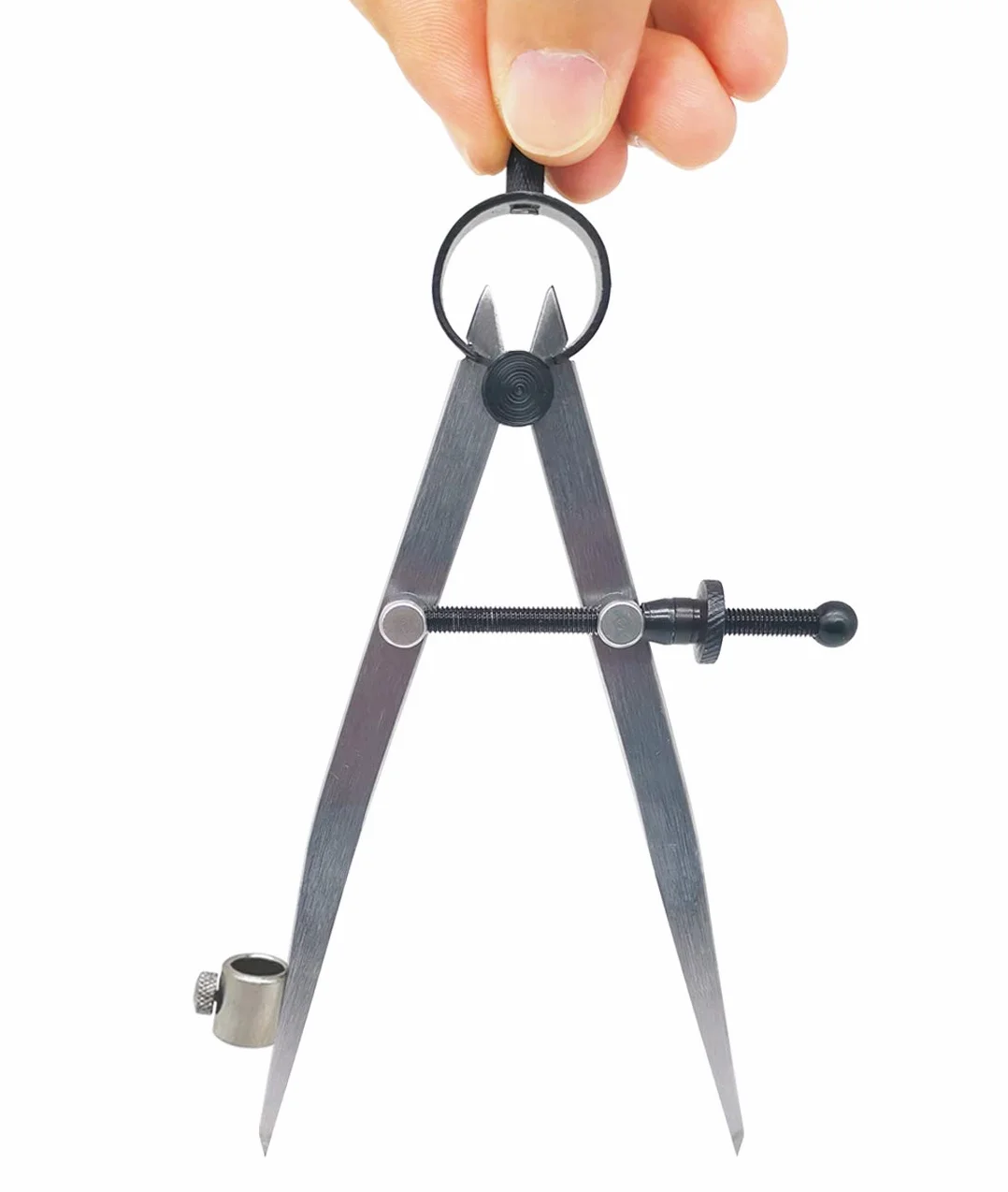 Compas professionnel précision 15,2 cm porte-crayon séparateur étrier boussole aile
