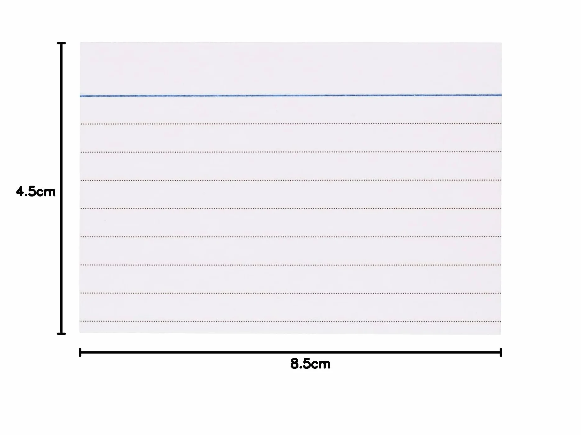 TSI Boîte à fiches DIN A8 100 fiches lignées répertoire A-Z