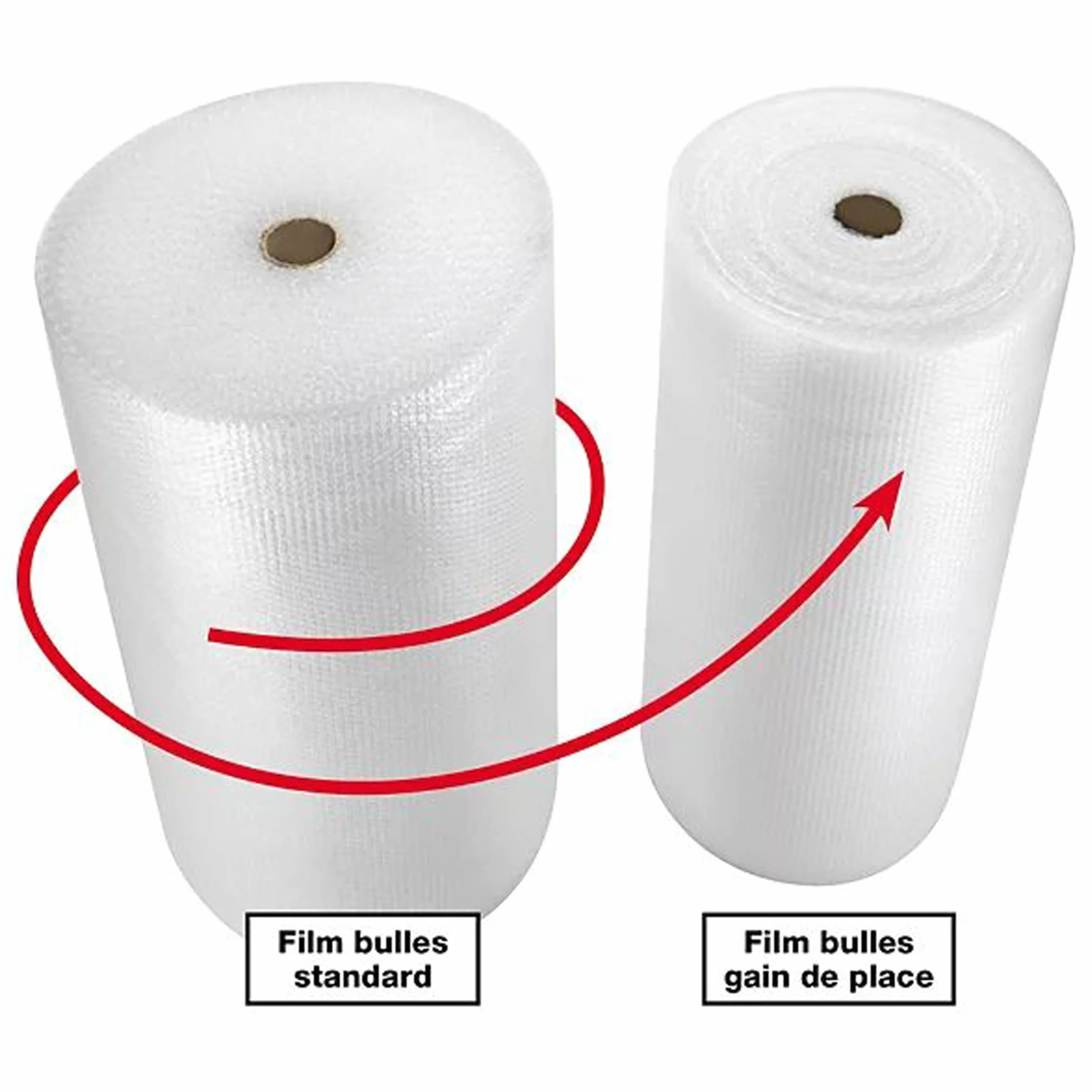 Jeco film papier bulles Aircap 100cm x 50m tri-couche recyclable