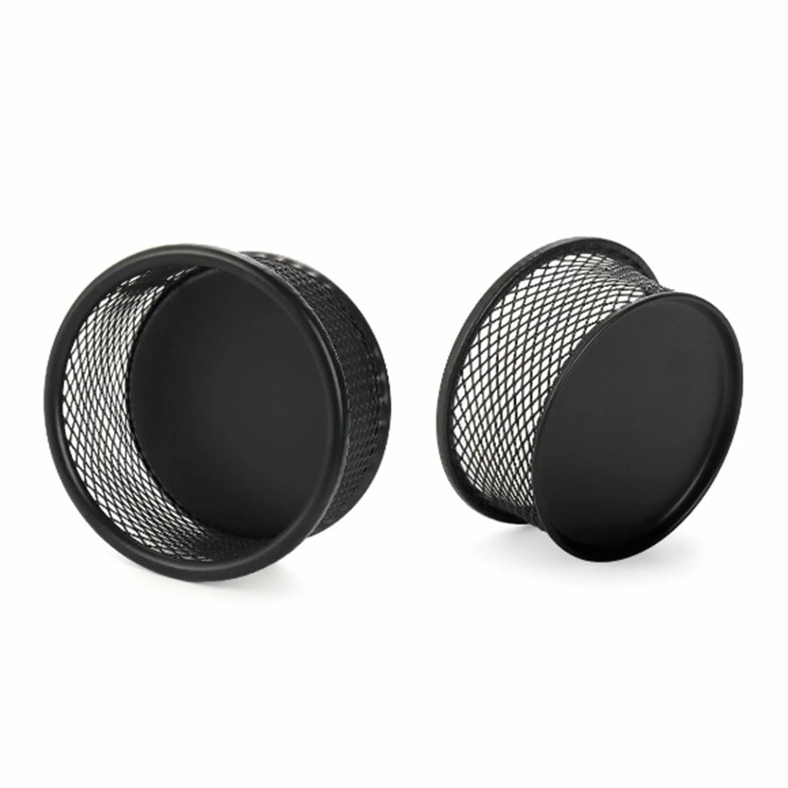 Boîte de rangement métal ventilé pour trombones fournitures de bureau