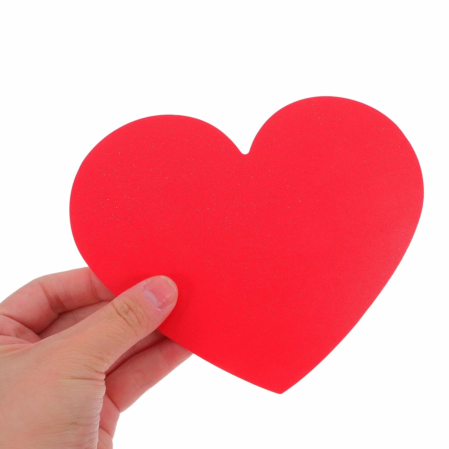 Cartes Découpées en Carton Rouge Cœur Saint-Valentin, Décorations Murales Loisirs Créatifs, Papier Épais Résistant