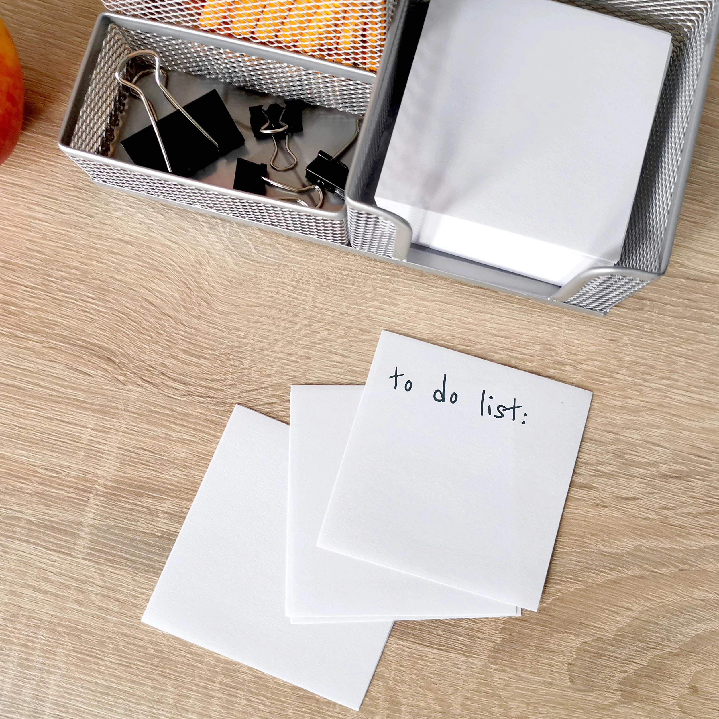 Bloc-notes 350 feuilles 85 x 85 x 40 mm Blanc D.RECT Insert de Remplacement