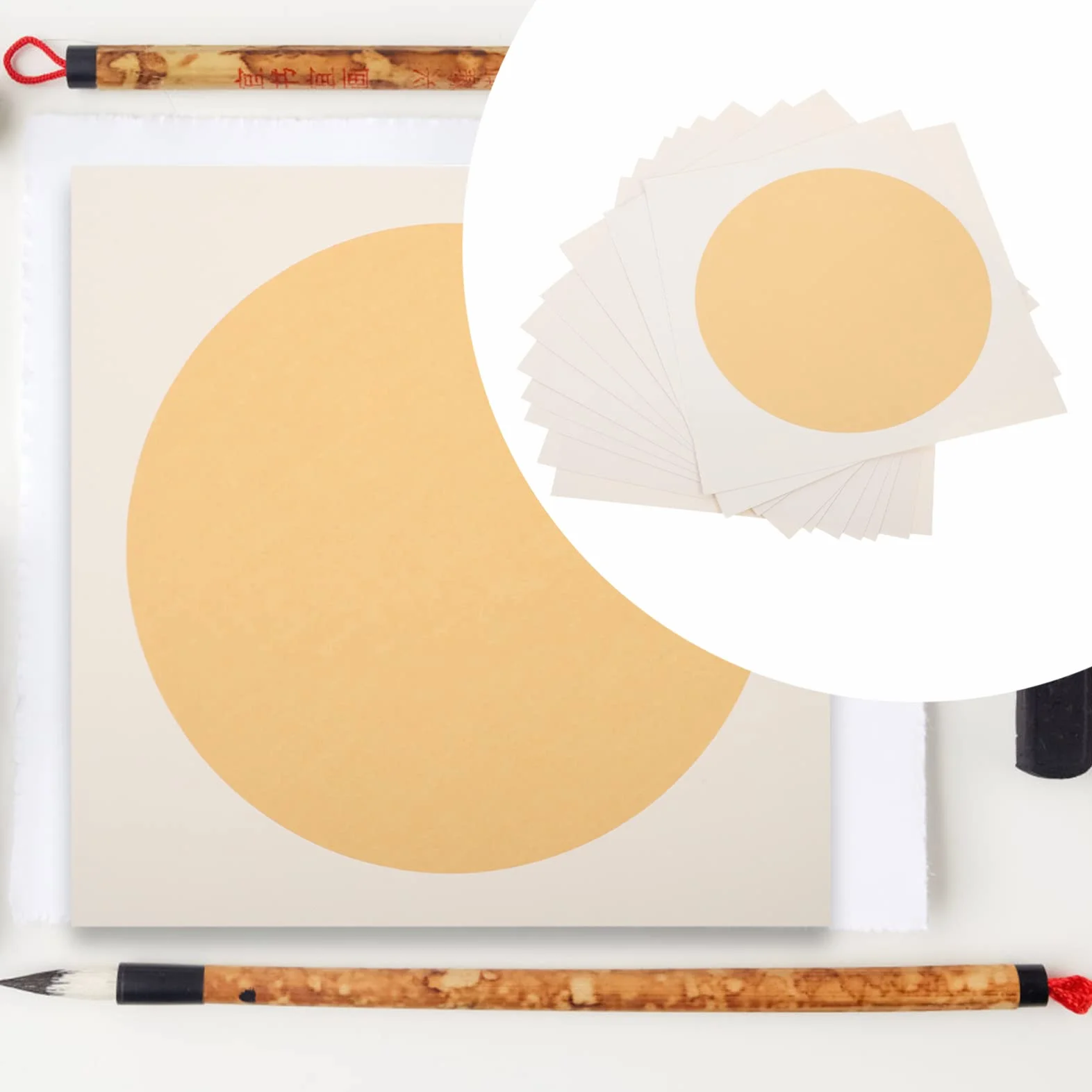 Papier De Calligraphie Vierge Xuan Pour Écriture Lisse Sumi Peinture Chinoise 10 Feuilles