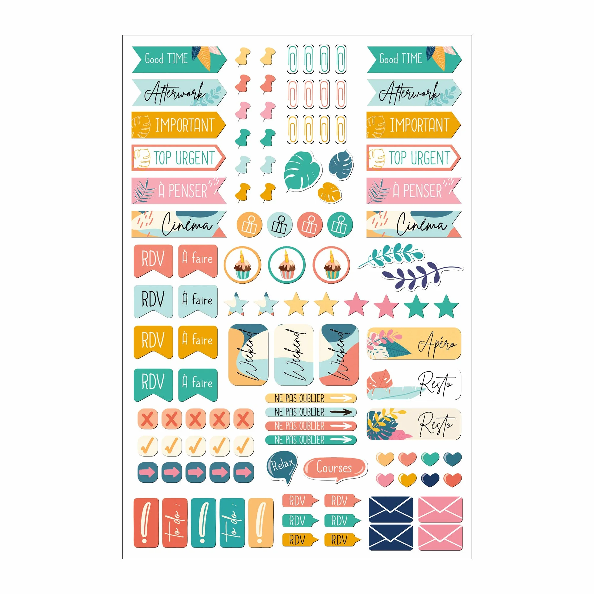 Mitsubishi Pencil uni-ball Weekly Planner Non Daté 60 Pages + 3 Rollers Gel Signo + Surligneur Promark Eye