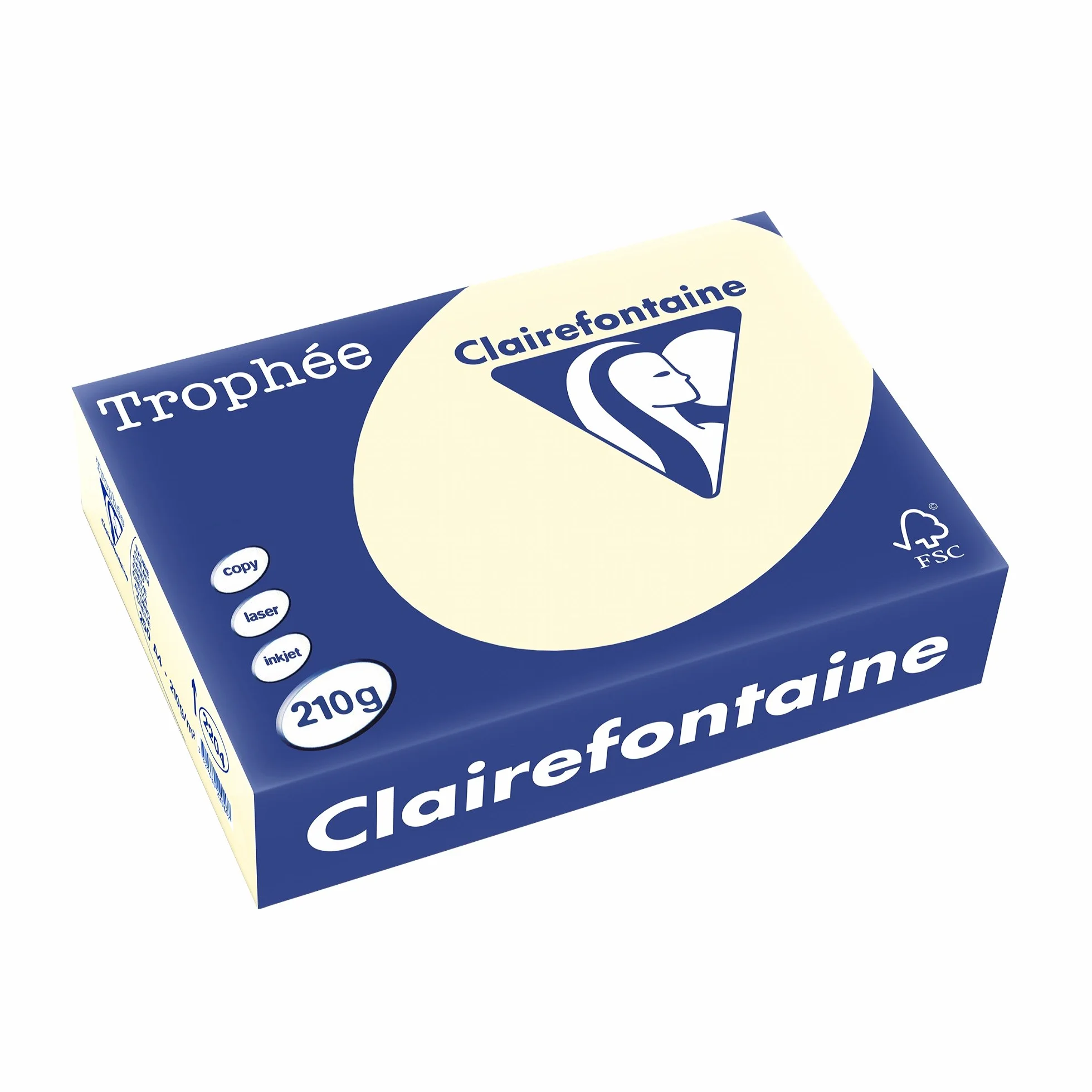Clairefontaine Papier reprographic A4 210g/m2 ivoire 250 arkuszy