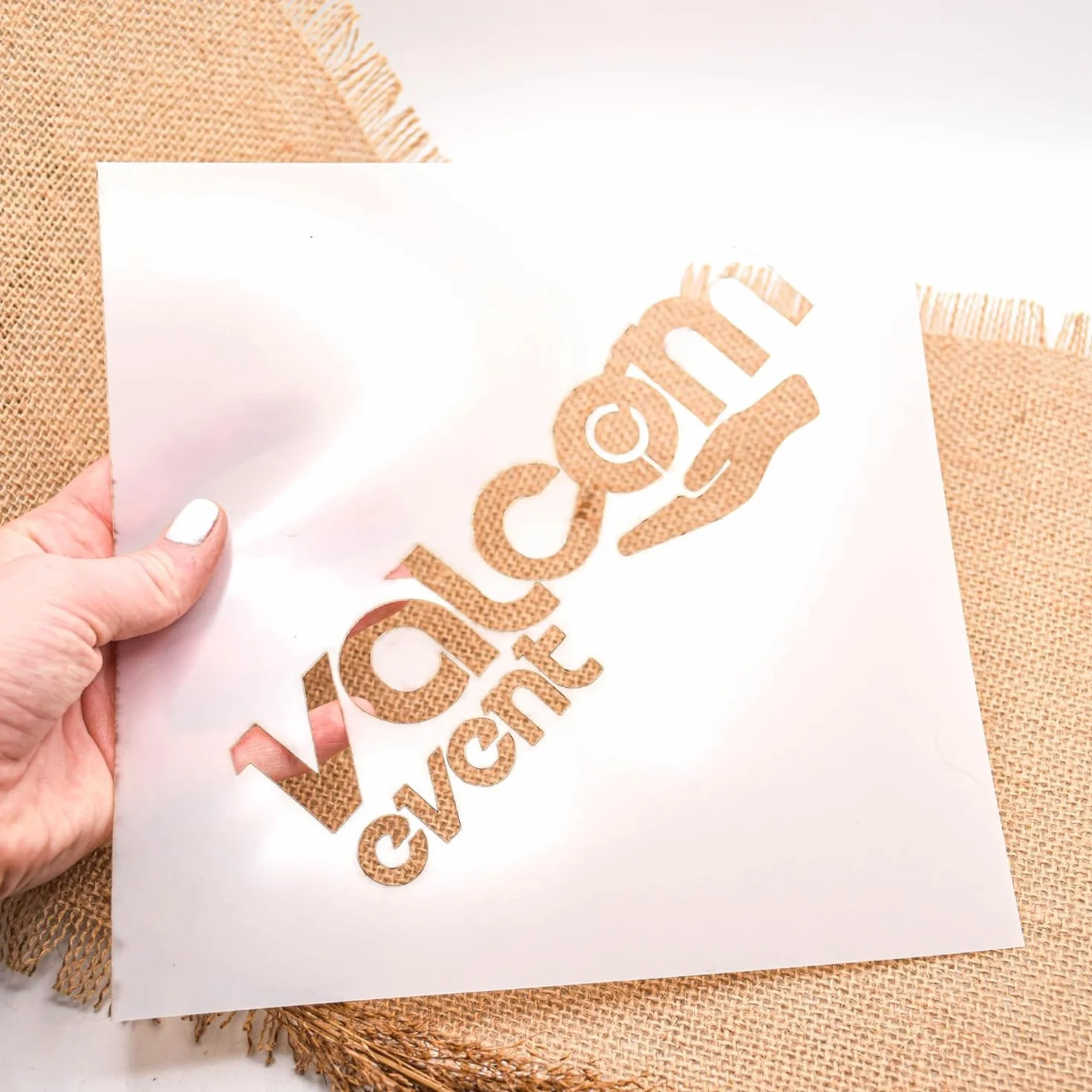 Pochoir personnalisé réutilisable motif logo texte décoration gâteau biscuits peinture mural aérographe
