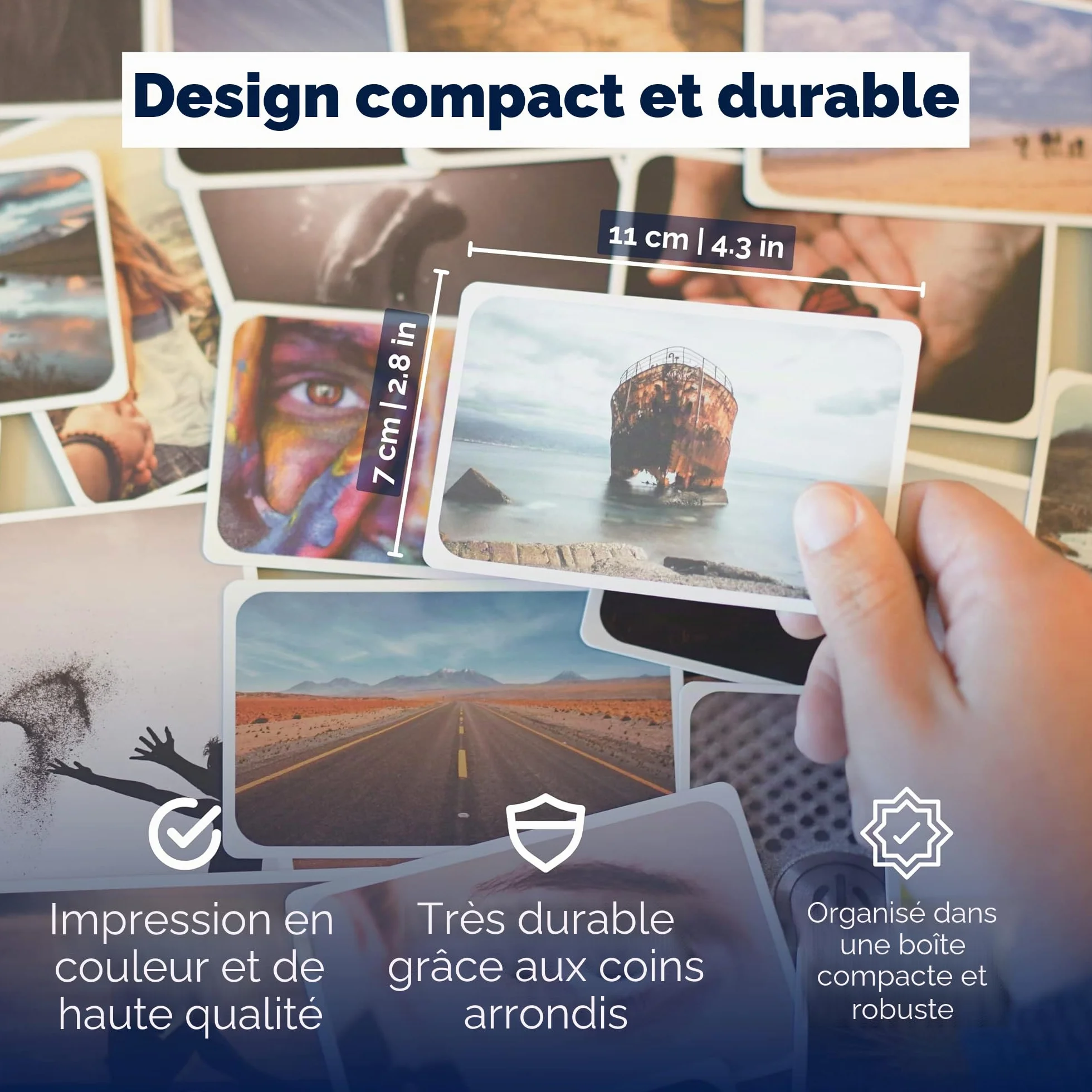 Cartes de coaching Mondes sentimentaux | 52 cartes d'image pour thérapie et intelligence émotionnelle