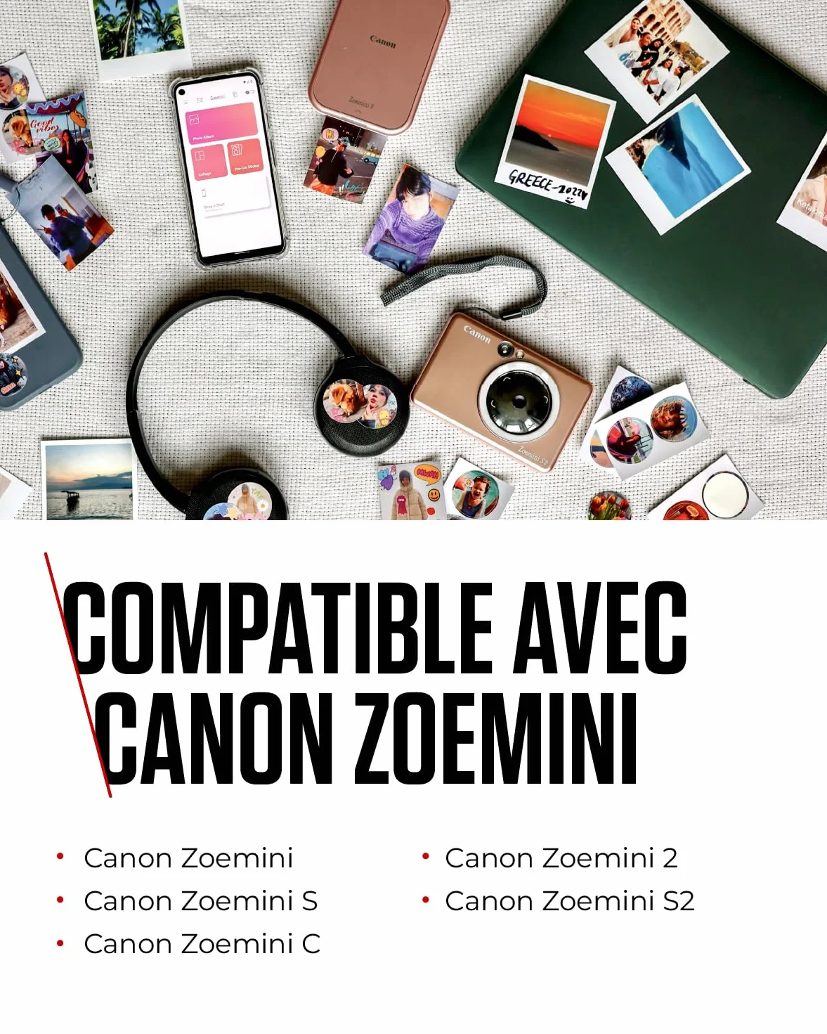 Canon ZINK ZP2050 Papier photo Z-Ink 50 feuilles