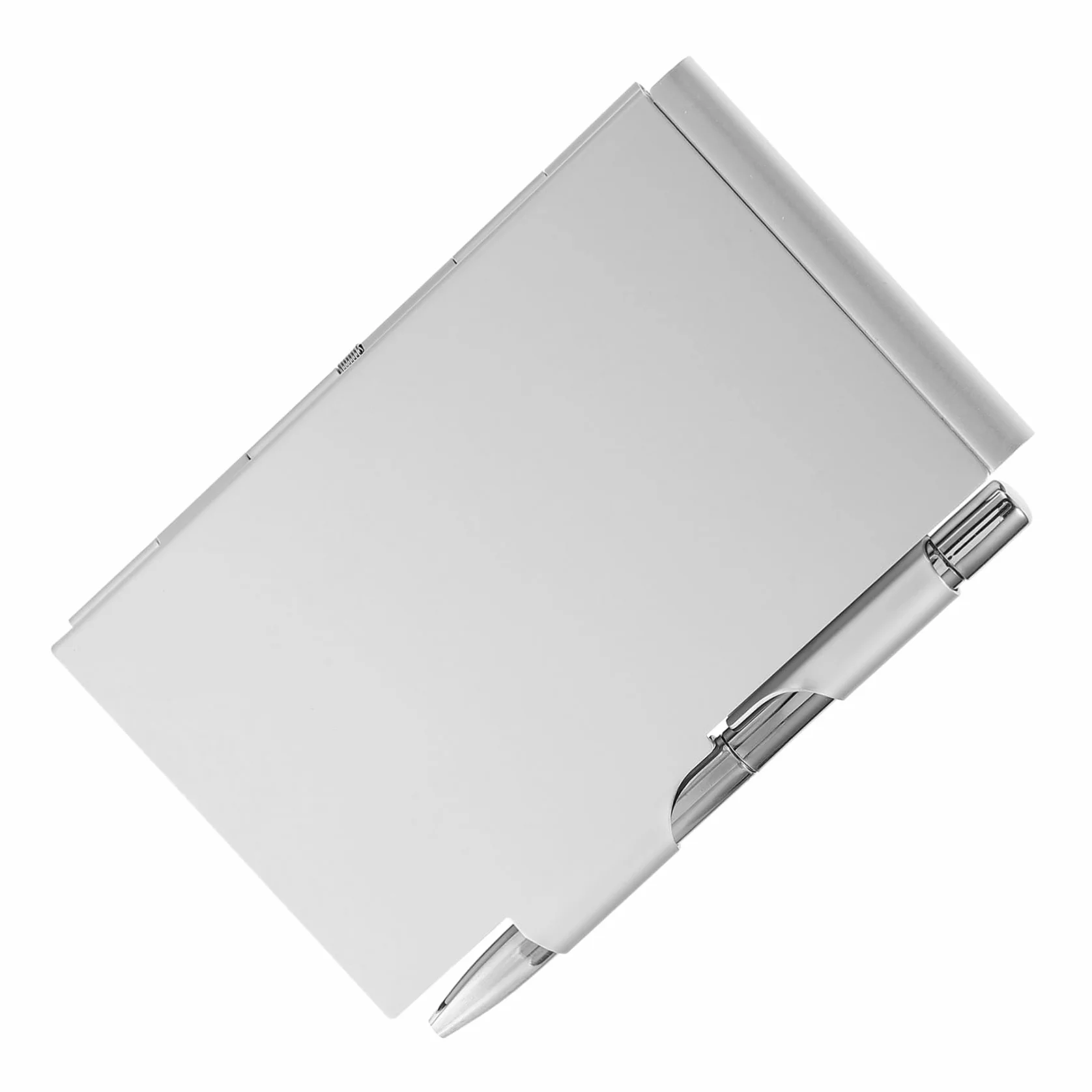 NUOBESTY Lot De 2 Petits Carnets De Voyage En Métal Avec Stylo