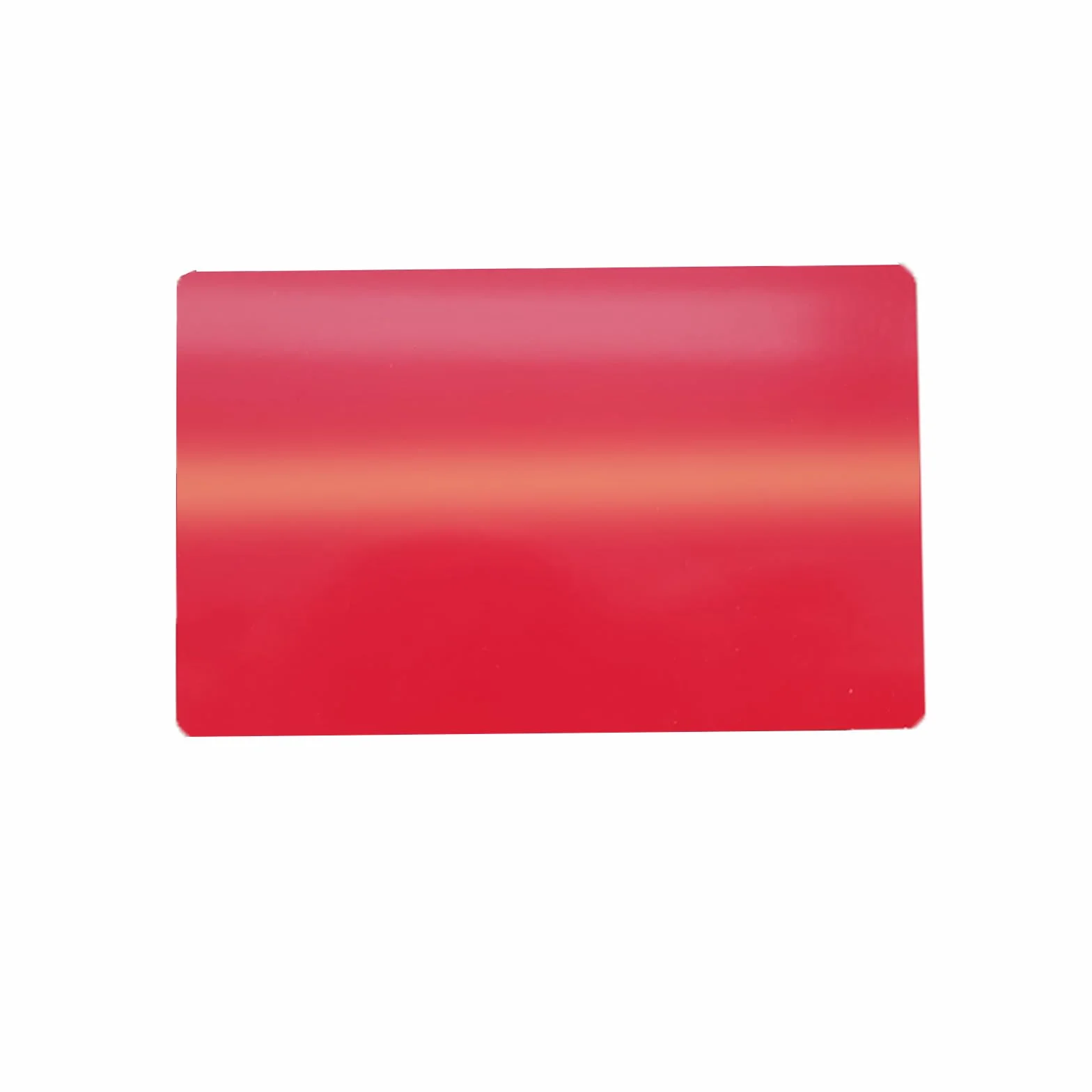 Cartes Visite Métal Le rouge Aluminium 50 Pièces 0.21mm