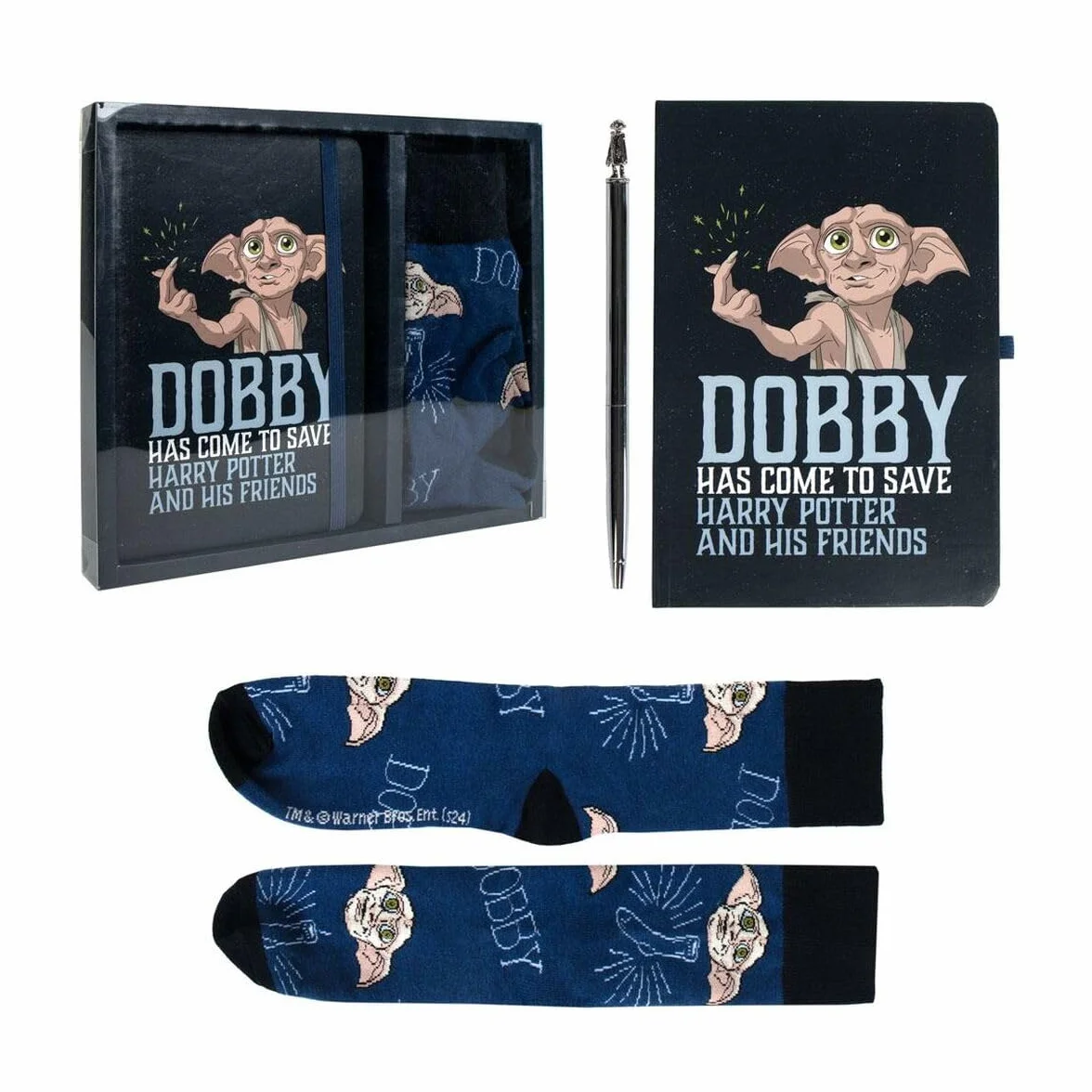 Cerdá Set de Papeterie Chaussette Harry Potter Dobby 25,5 x 22,0 x 2,5 cm