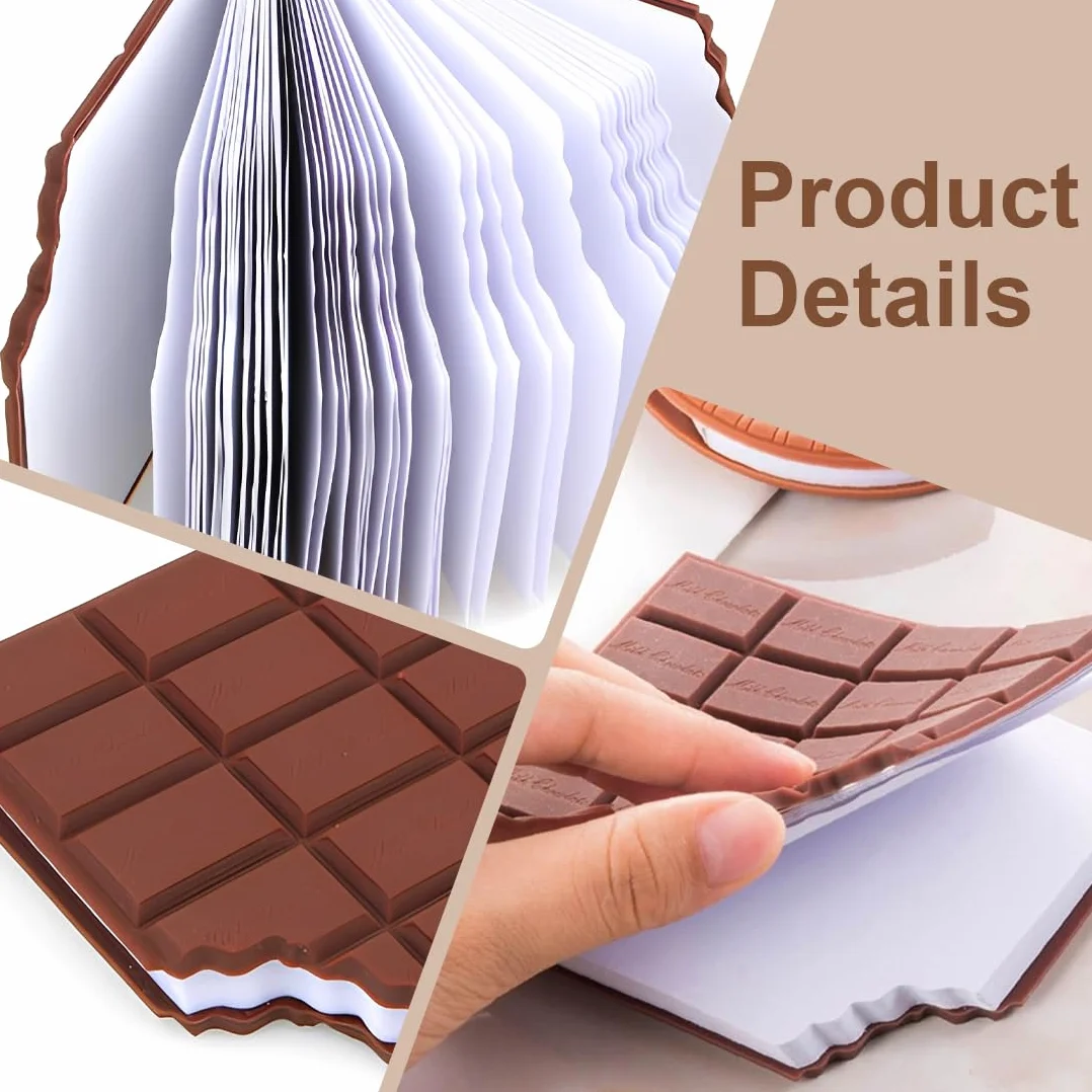 Bloc note repositionnable 80 notes Chocolat, papeterie bureau