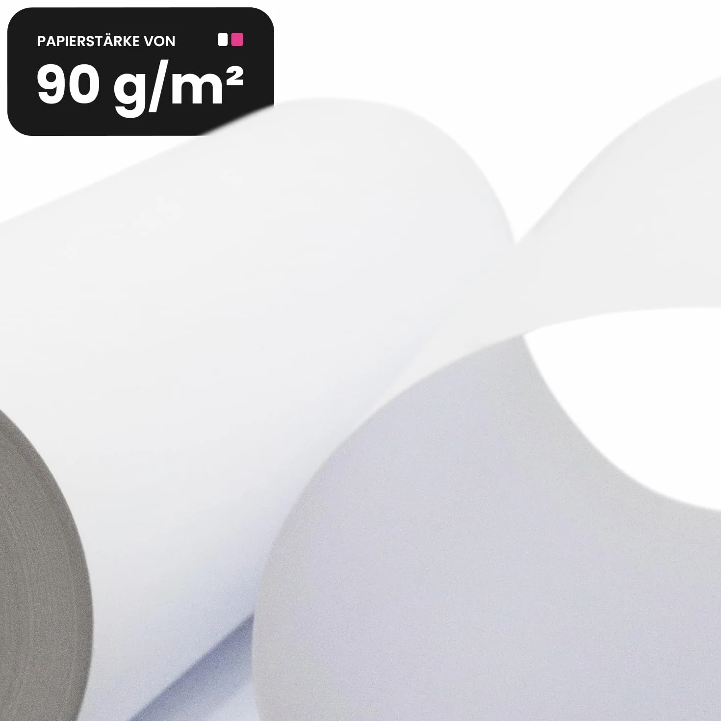 Papier plotter technique Netuno 90g 914 mm x 50 m 2 pouces 4 rouleaux
