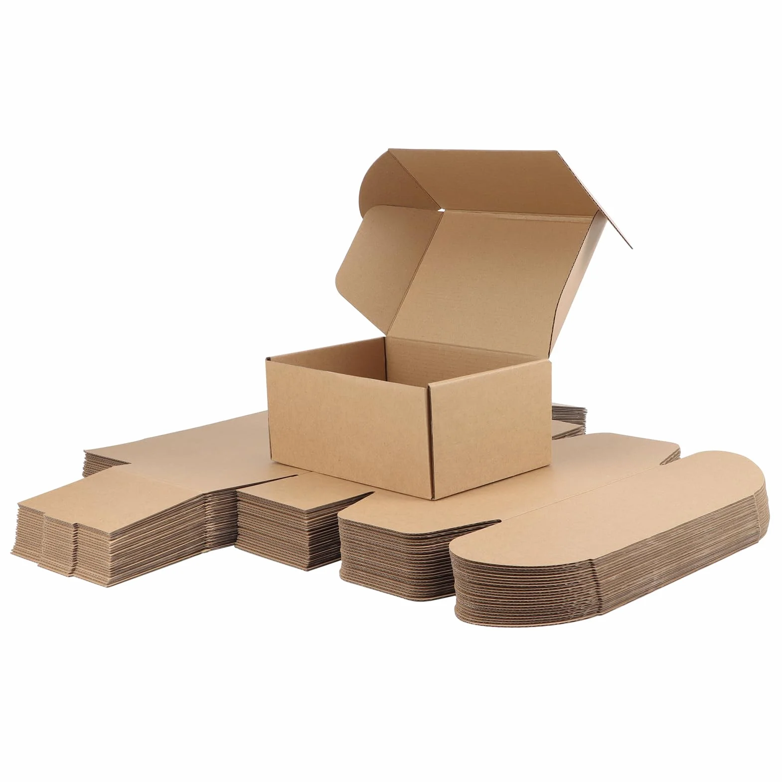 Cartons Emballage Lot de 25 22.9x15.3x10.2 cm Petites Boîtes d'Expédition Marron
