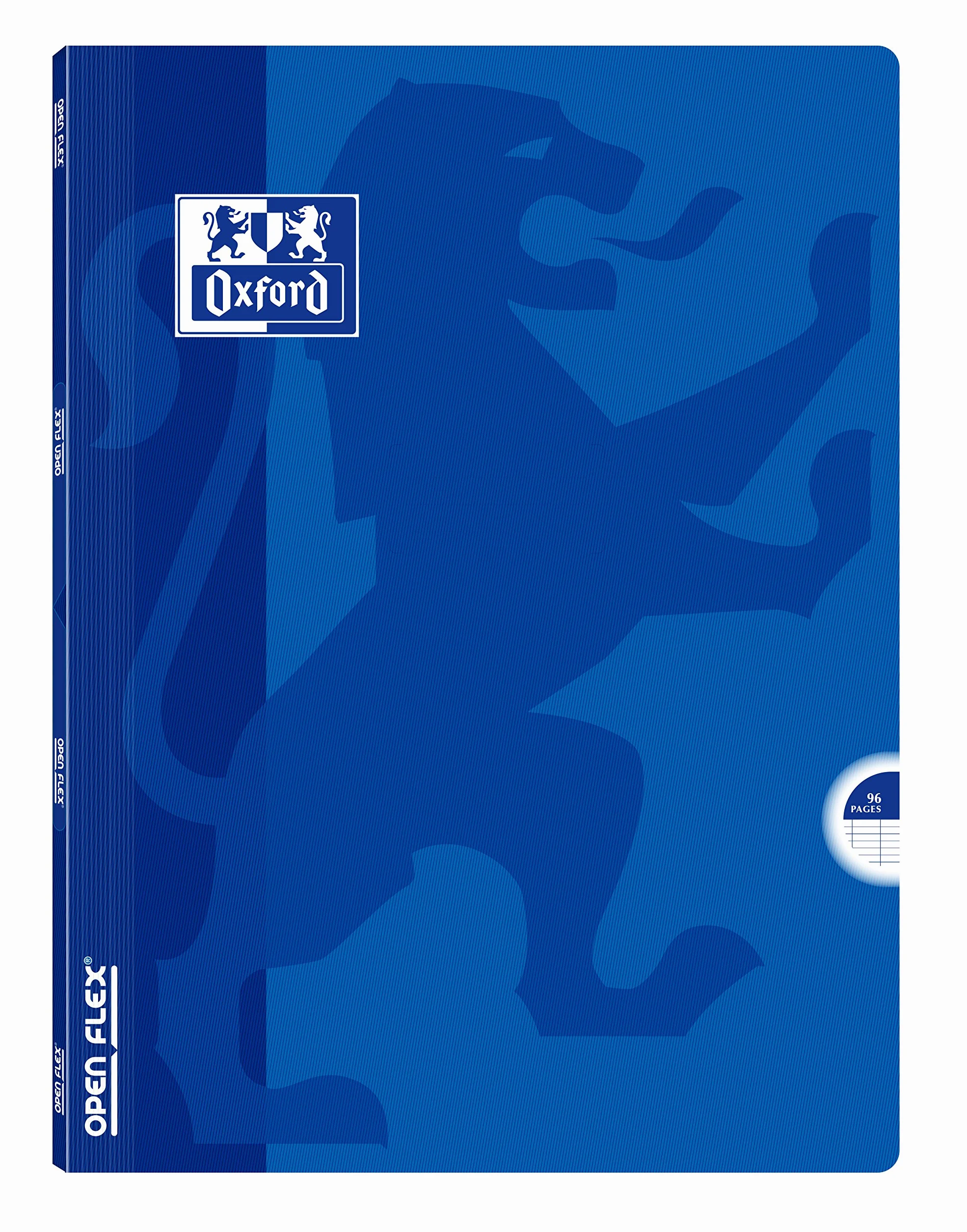 Oxford OpenFlex Cahier Seyès polypro 96 pages 17 x 22 cm Bleu