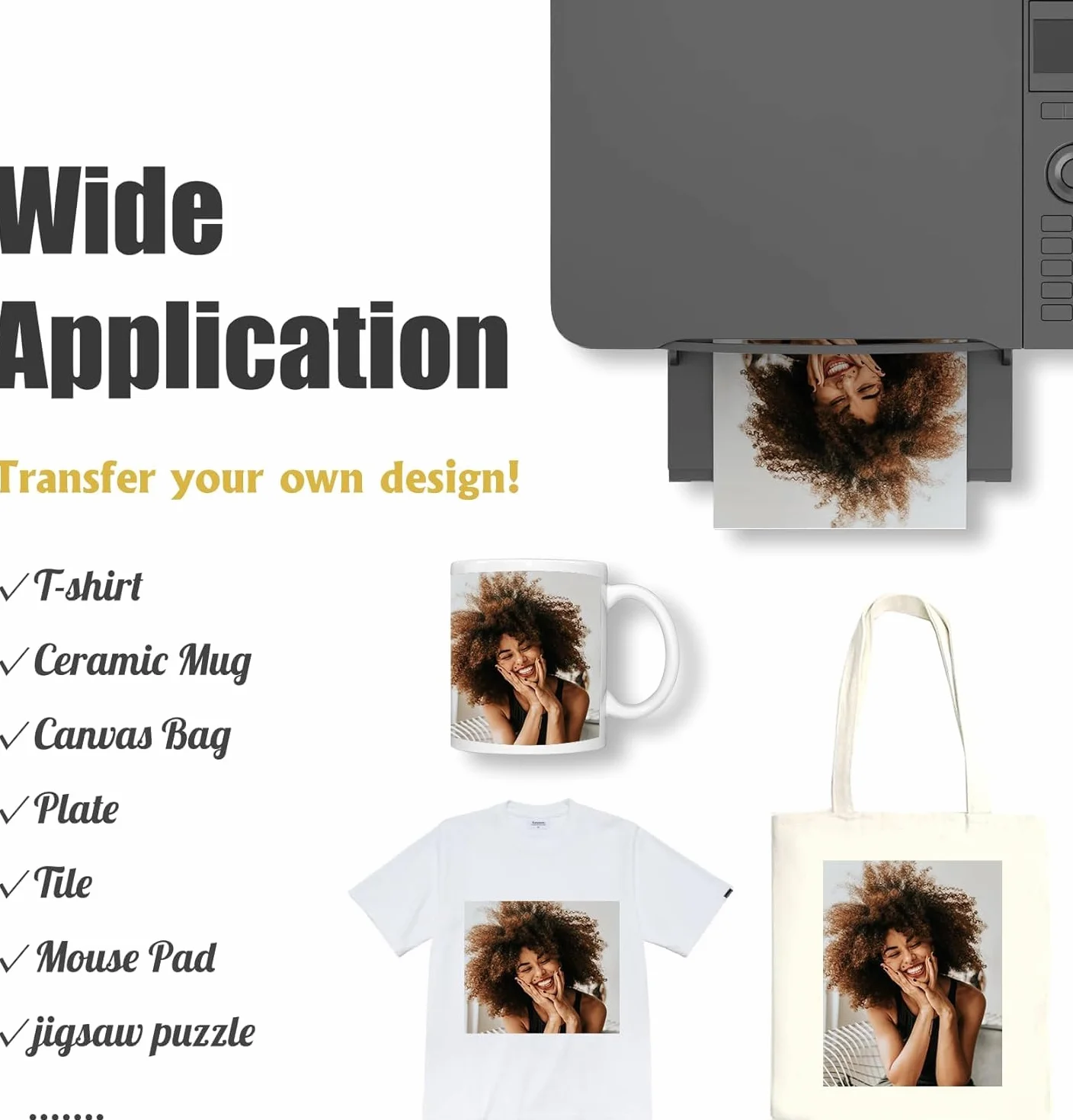 Papier transfert sublimation A4 125gsm 100 feuilles compatible Epson Sawgrass